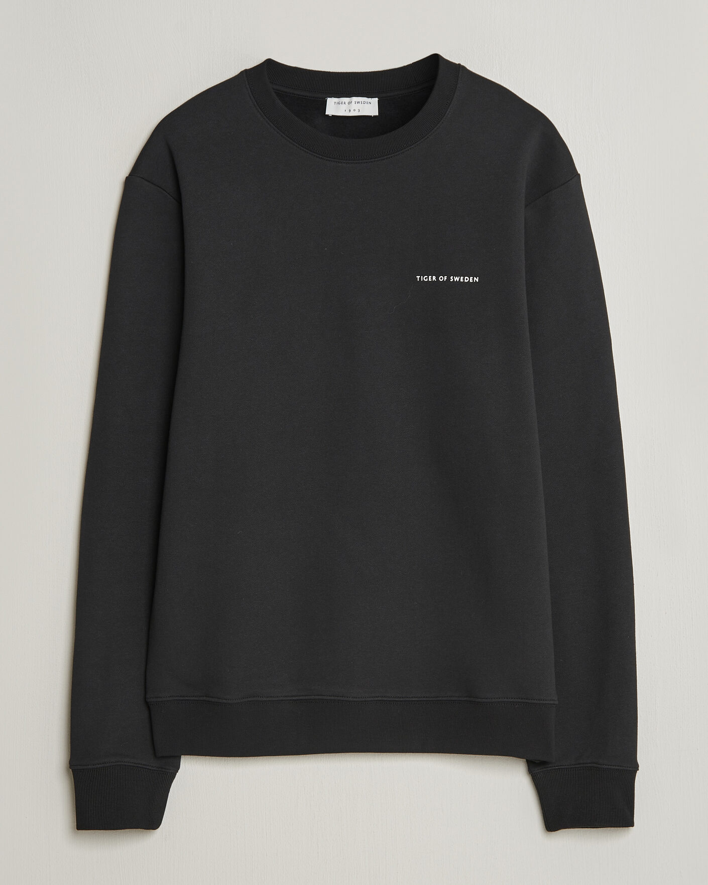 Hombres | Jerséis y prendas de punto | Tiger of Sweden | Emerson Crew Neck Sweatshirt Black
