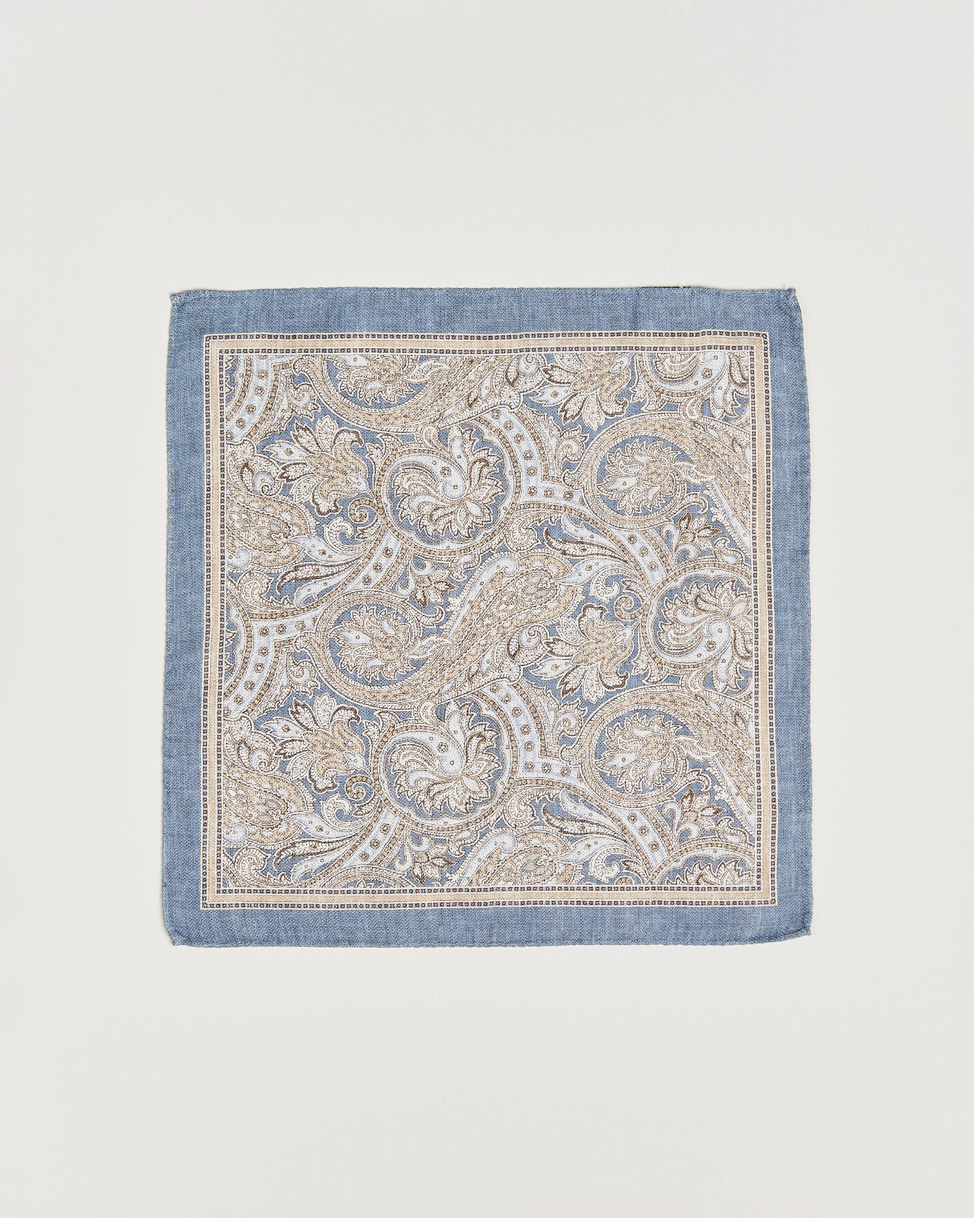 Hombres | Pañuelos de bolsillo | Amanda Christensen | Silk Shappe Double Faced Pocket Square Navy