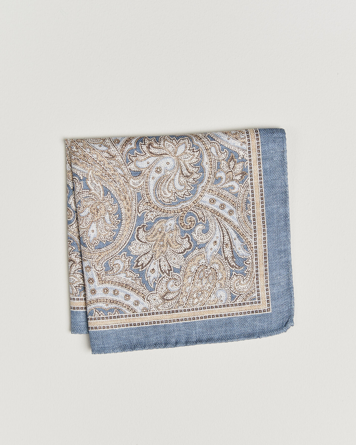 Hombres | Pañuelos de bolsillo | Amanda Christensen | Silk Shappe Double Faced Pocket Square Navy