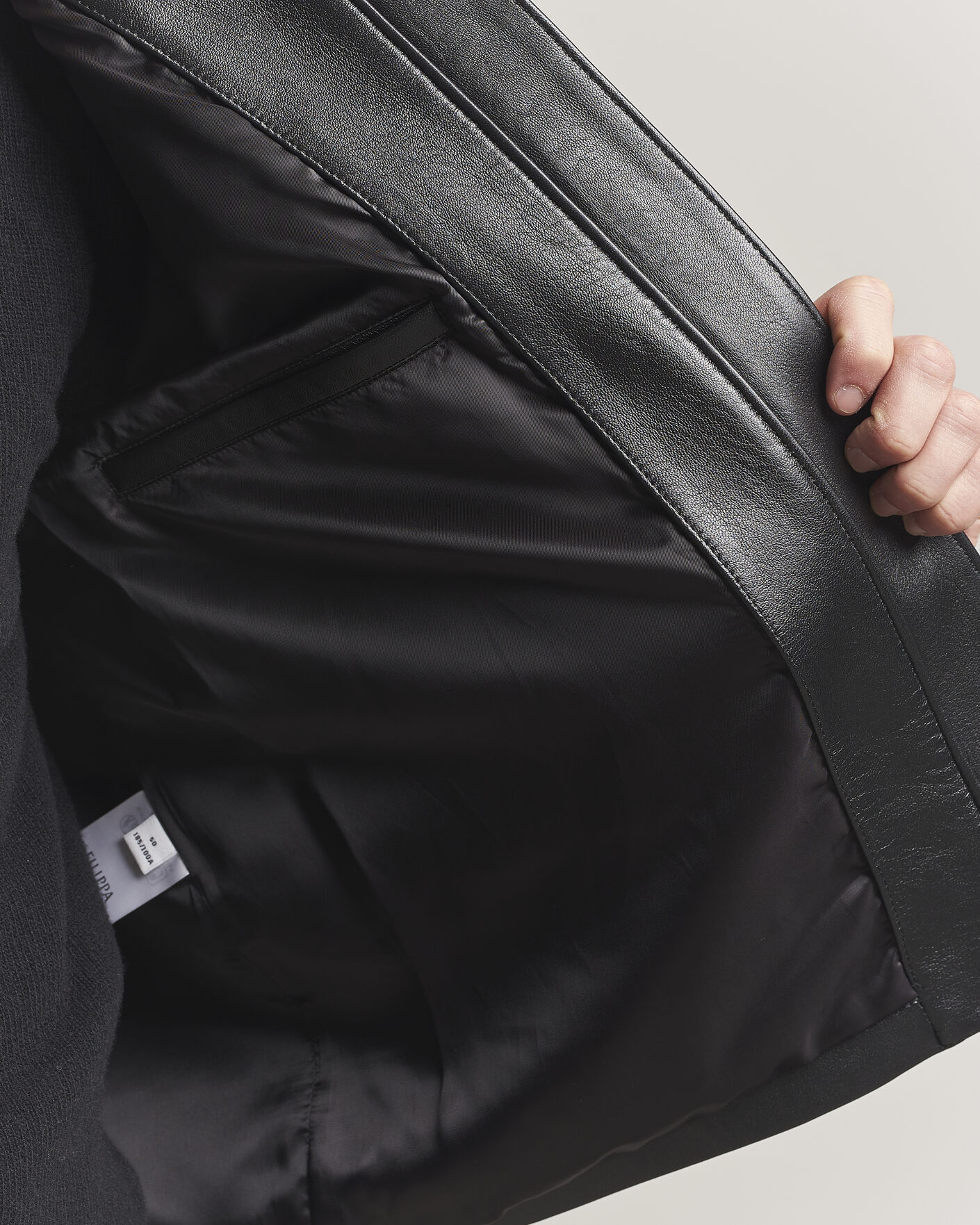 Hombres | Abrigos y chaquetas | Filippa K | Leather Coach Jacket Black