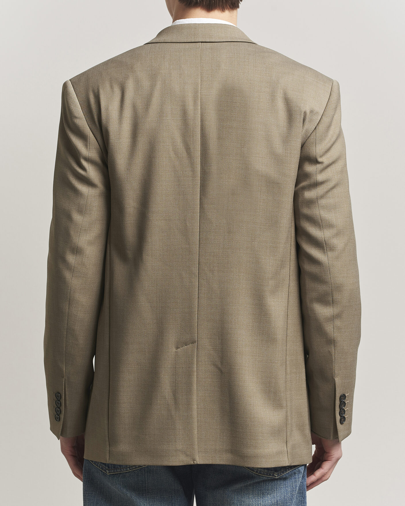 Hombres | Blazers | Filippa K | Michael Wool Double Breasted Blazer Light Driftwood
