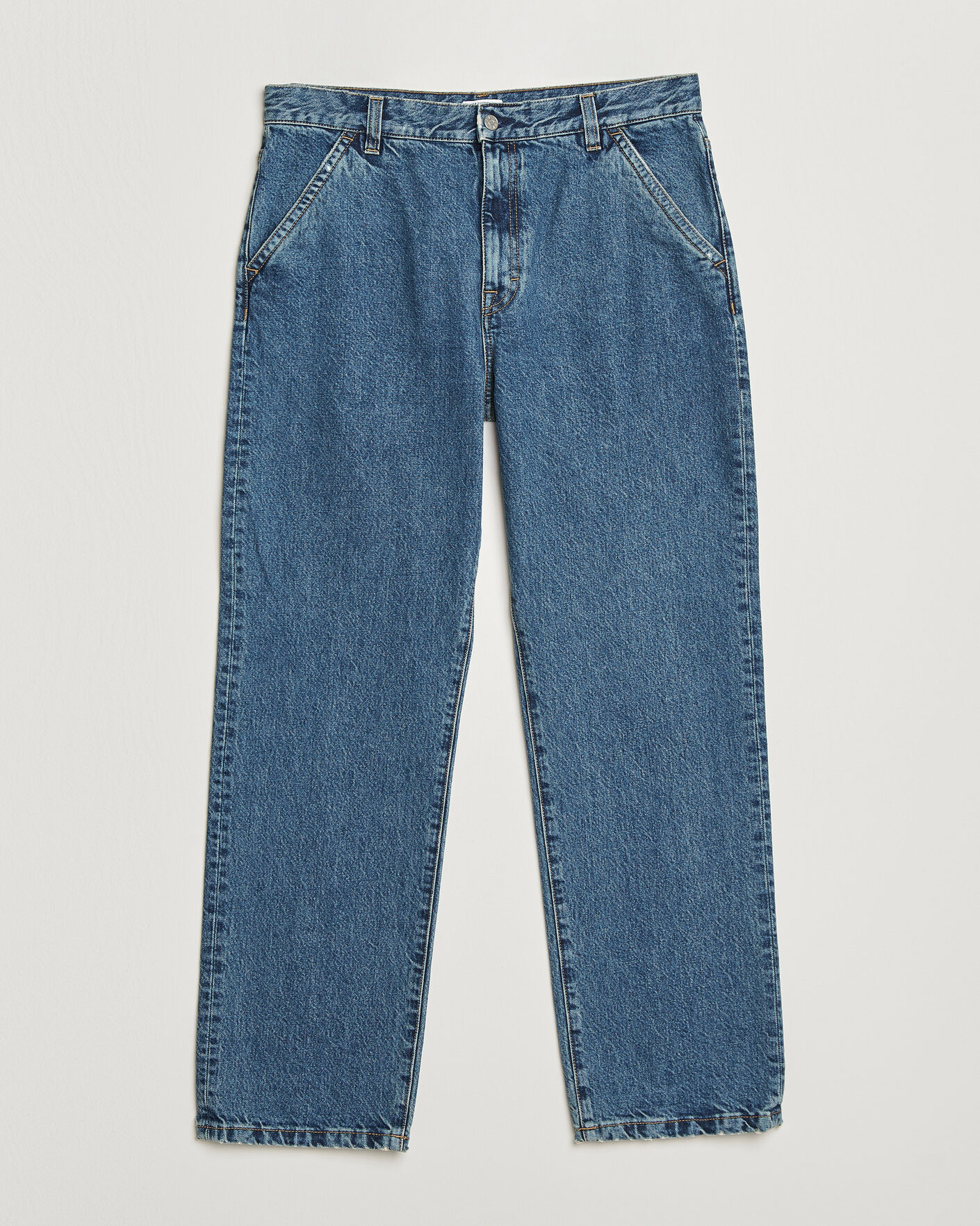Hombres | Vaqueros | Filippa K | Workwear Jeans Washed Mid Blue
