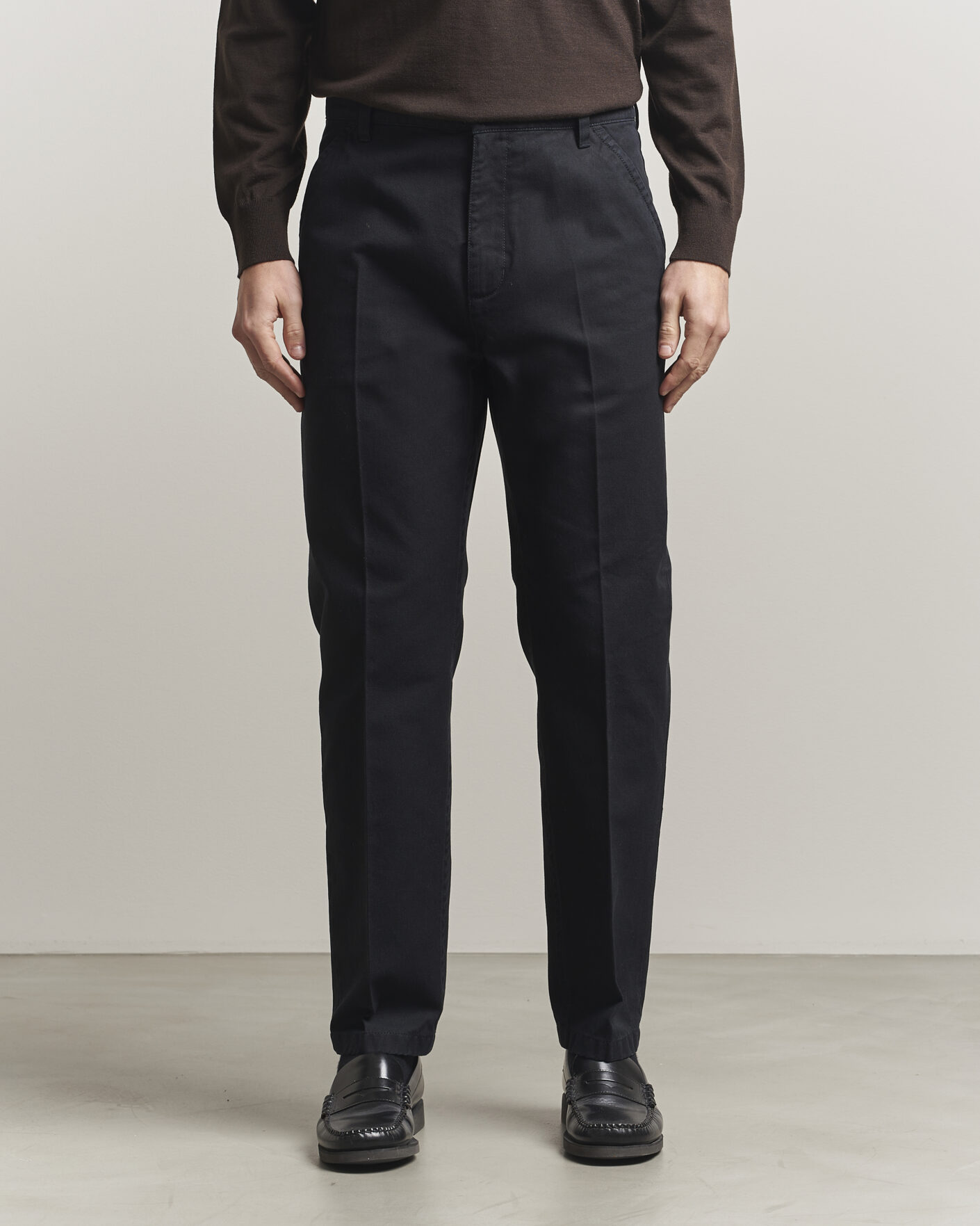 Hombres | Pantalones | Filippa K | Carl Cotton Trousers Black