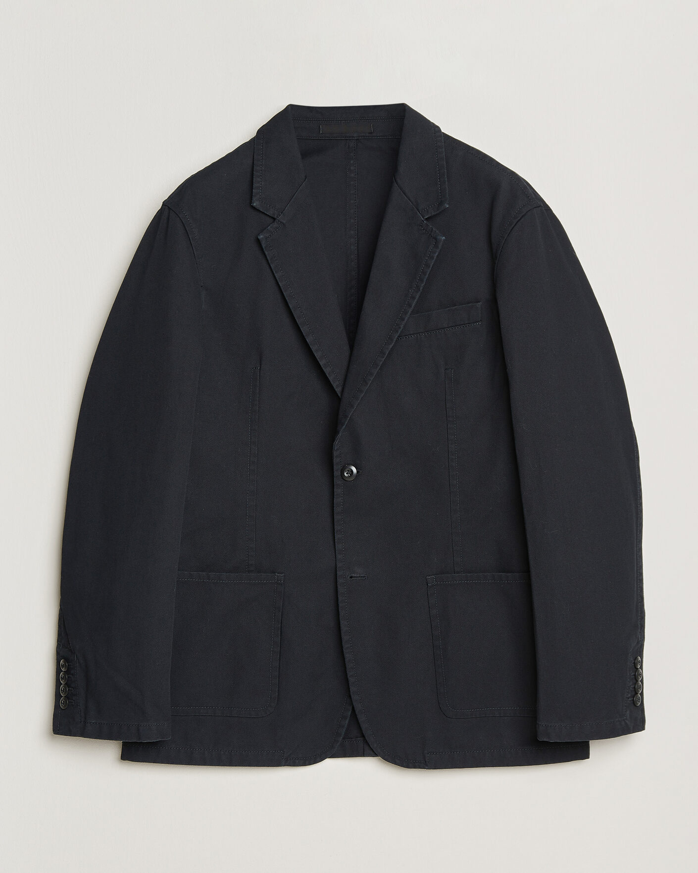 Hombres | Blazers | Filippa K | Christopher Cotton Blazer Black
