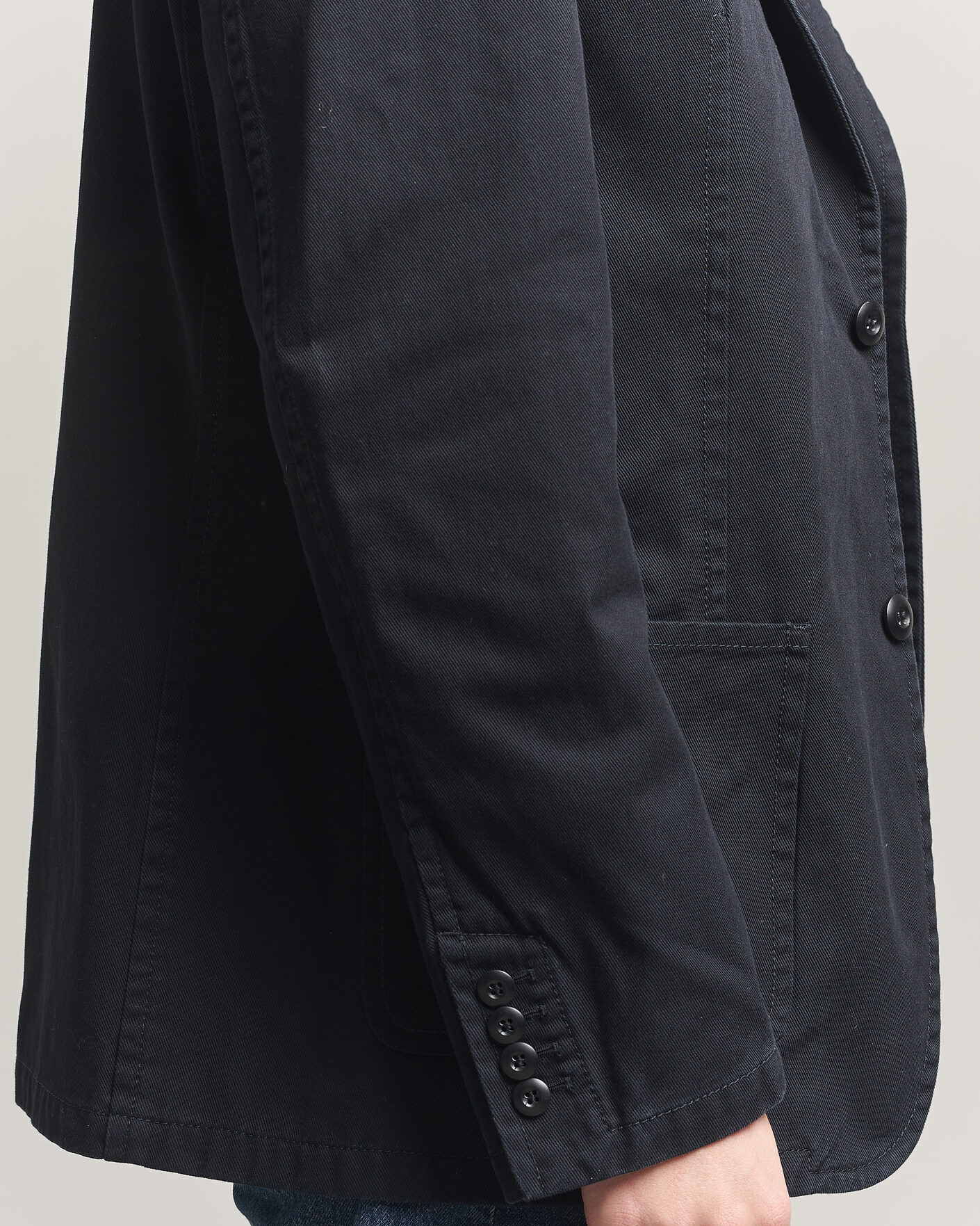 Hombres | Blazers | Filippa K | Christopher Cotton Blazer Black