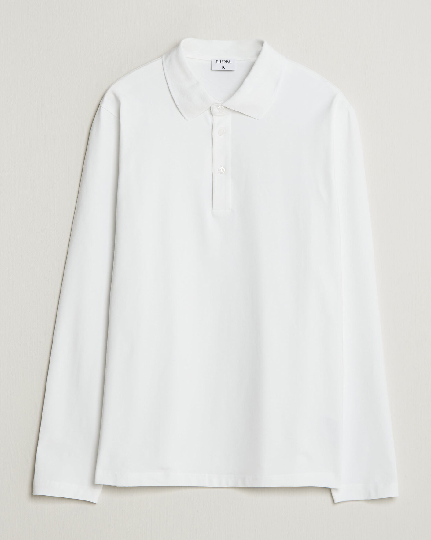 Hombres | Polos | Filippa K | Luke Stretch Polo Shirt White