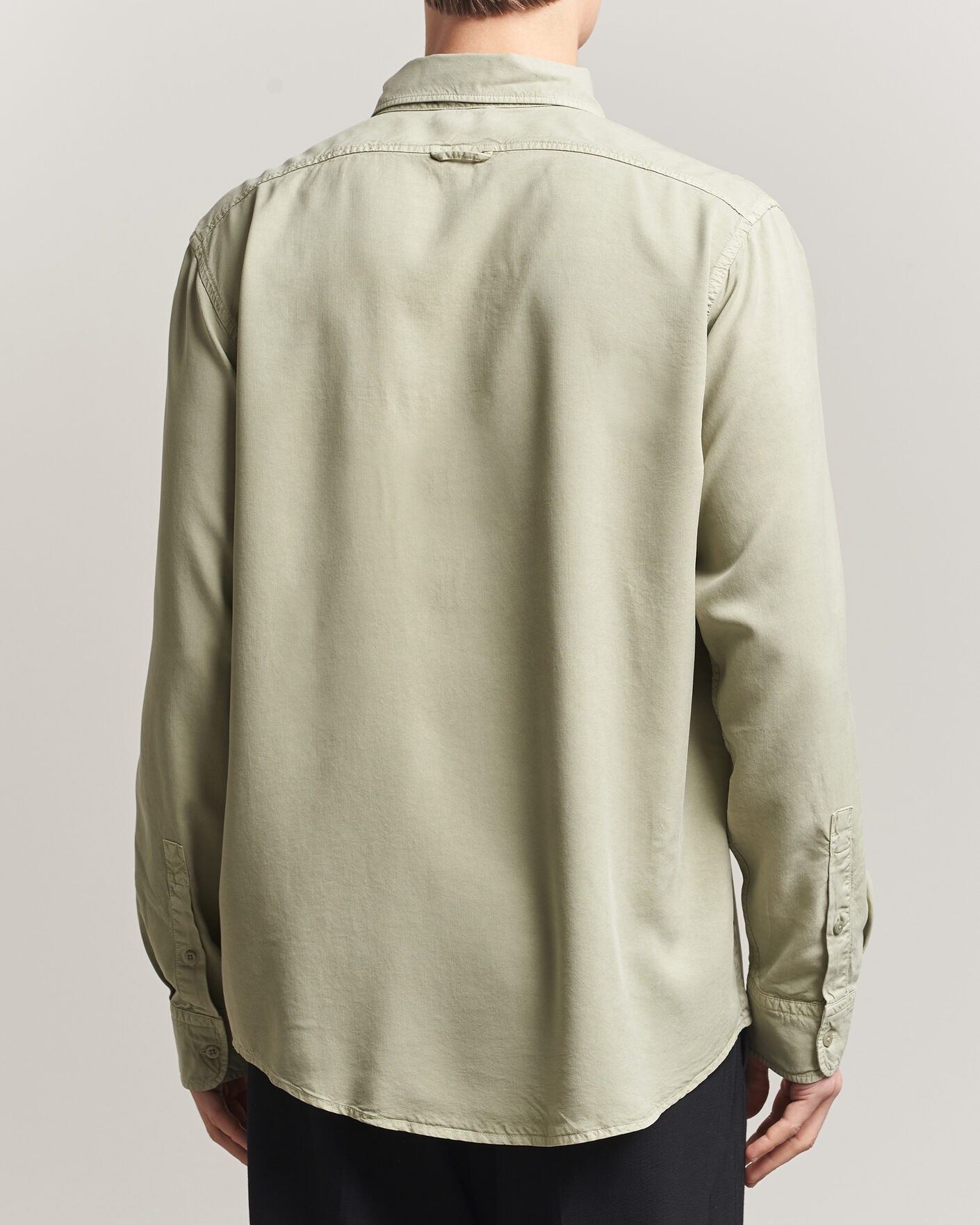 Hombres | Camisas | Filippa K | Zack Lyocell Shirt Light Green