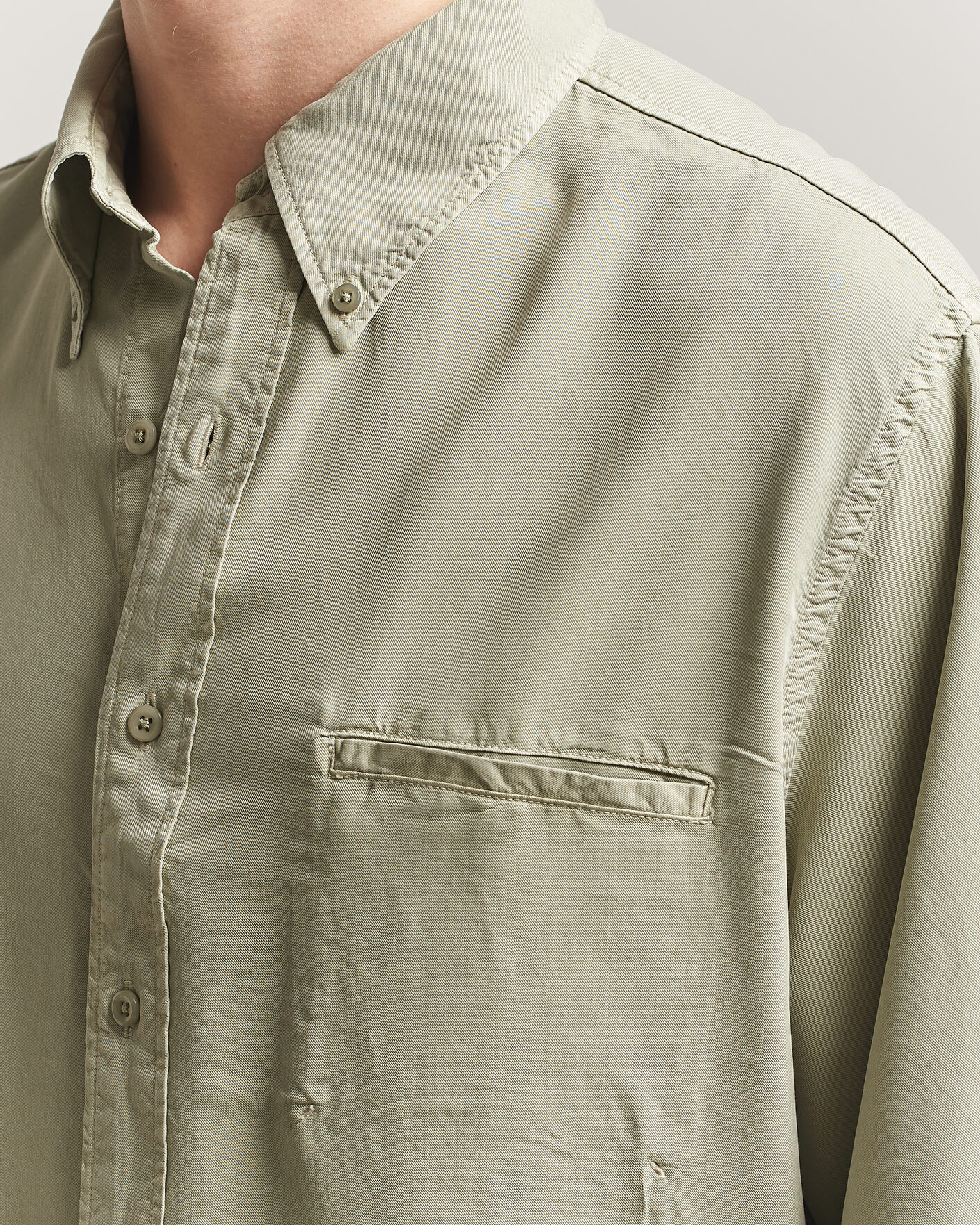 Hombres | Camisas | Filippa K | Zack Lyocell Shirt Light Green