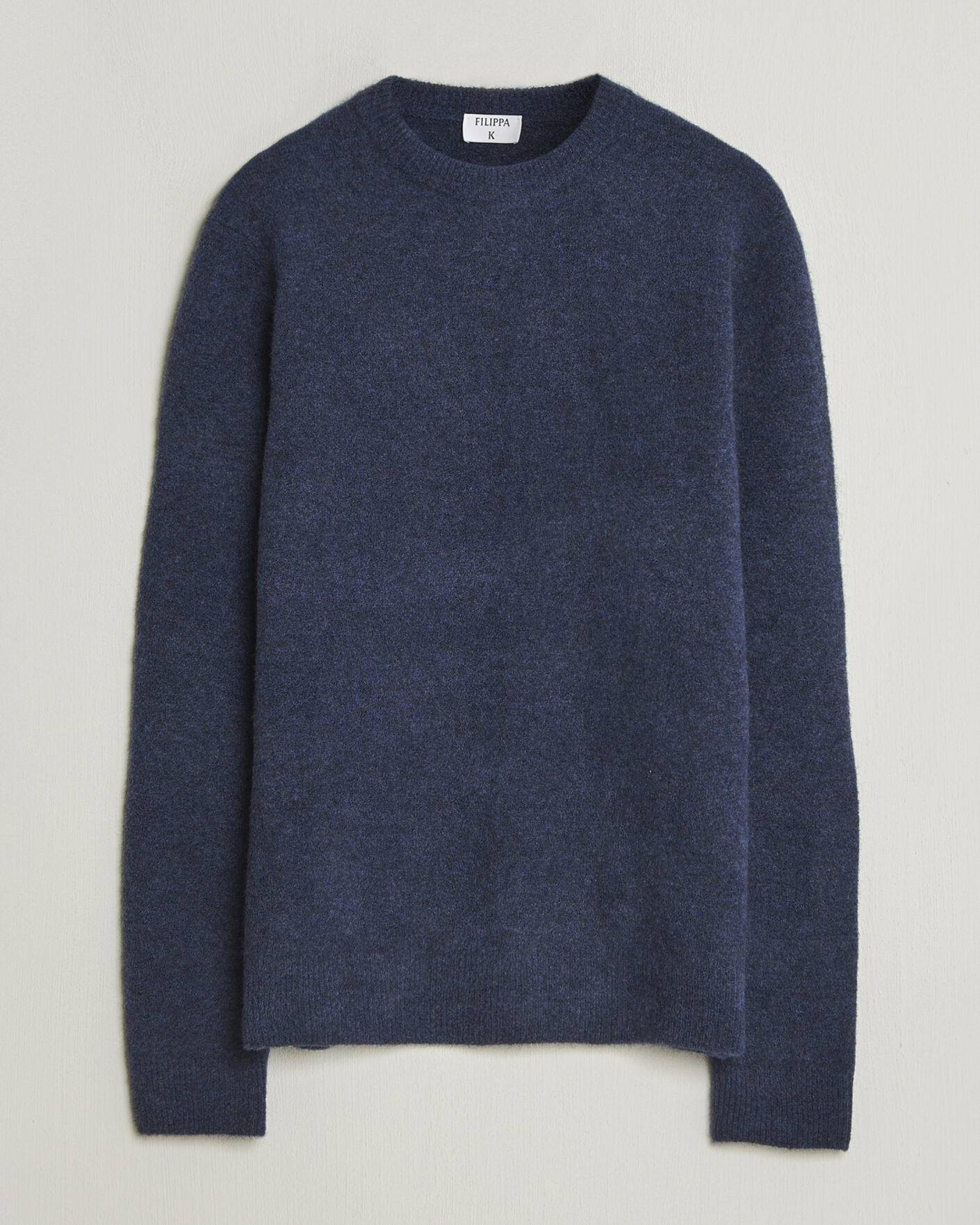 Hombres | Jerséis y prendas de punto | Filippa K | Yak Knitted Sweater Night Teal