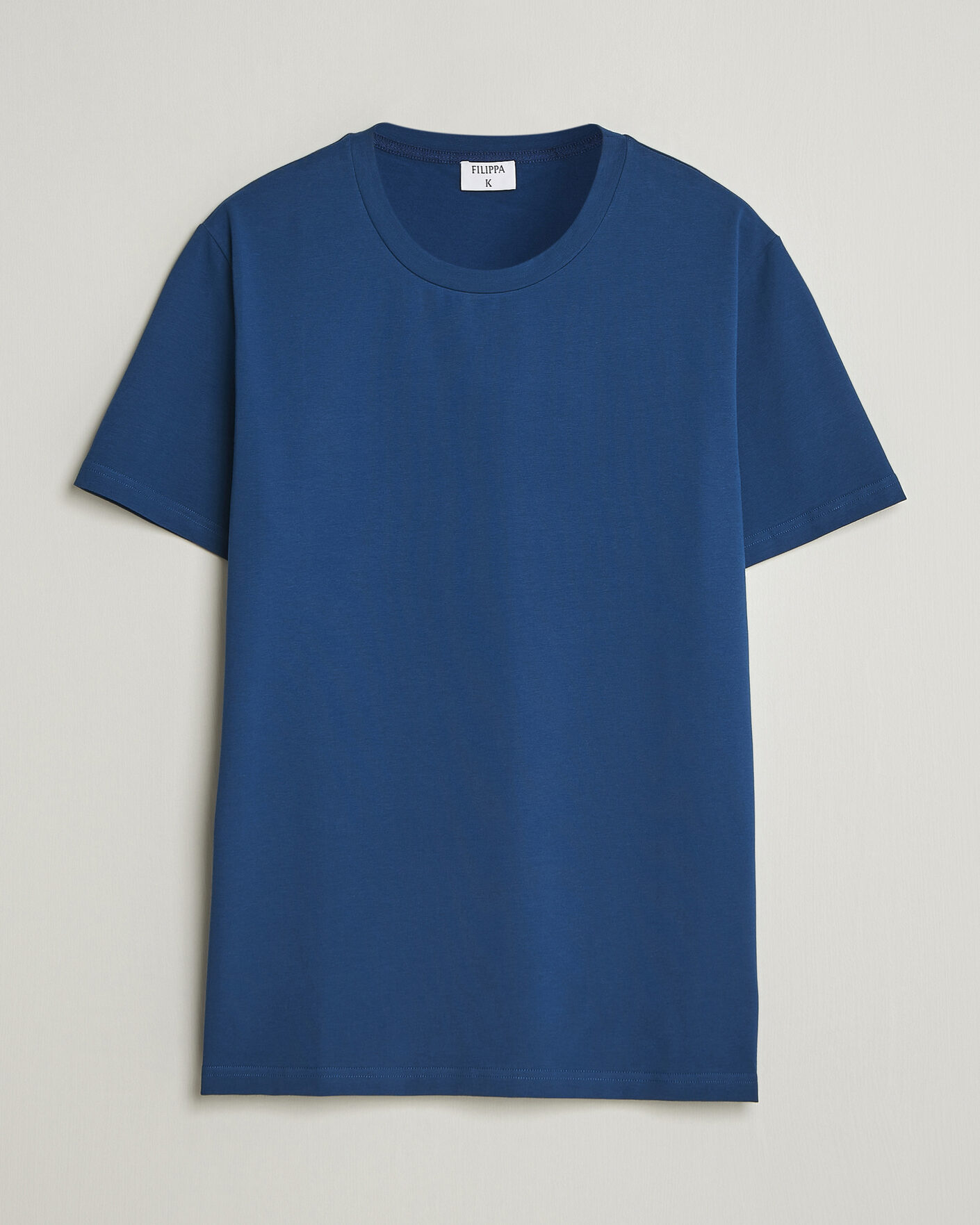 Hombres | Camisetas | Filippa K | Soft Lycra T-Shirt Night Teal