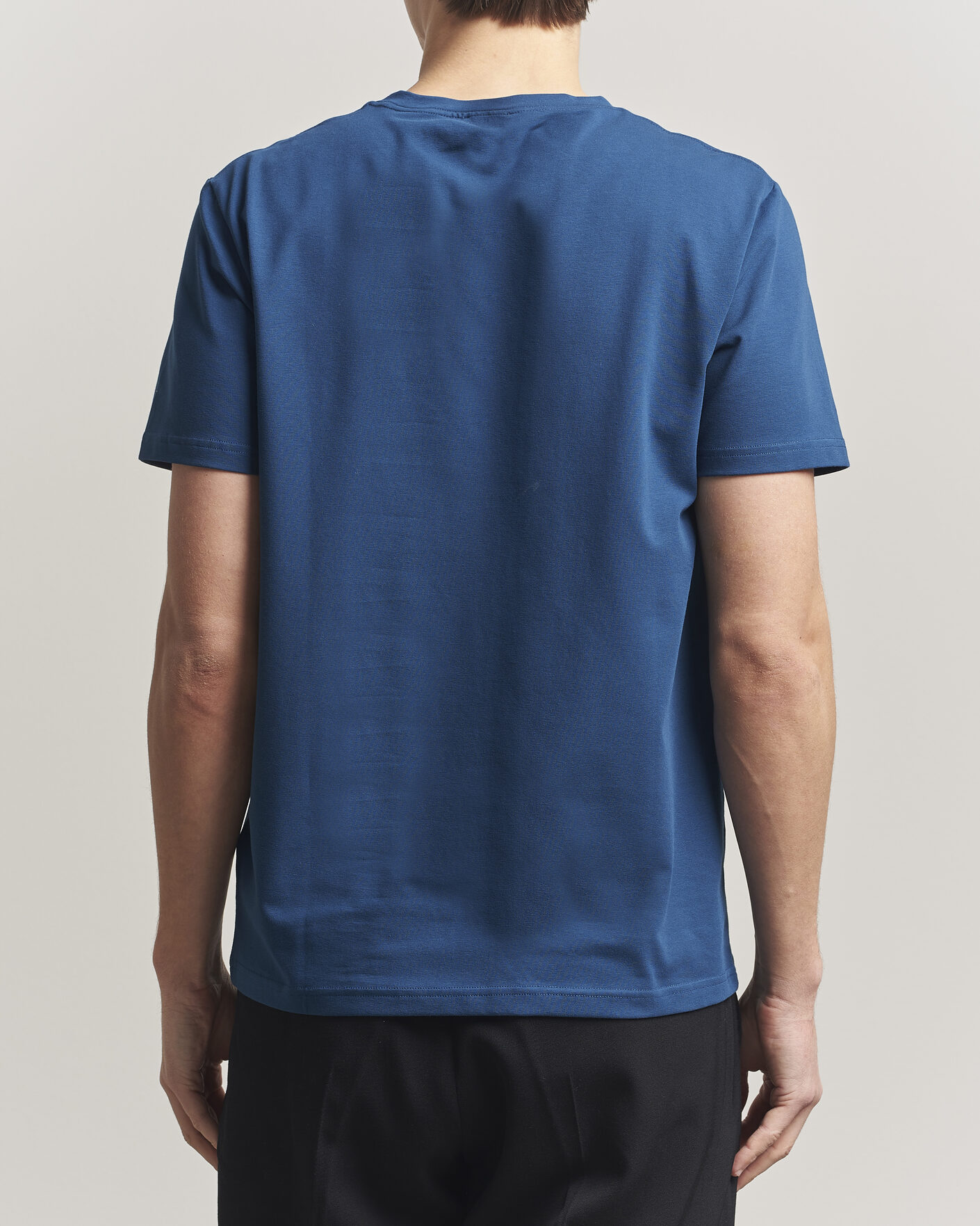 Hombres | Camisetas | Filippa K | Soft Lycra T-Shirt Night Teal