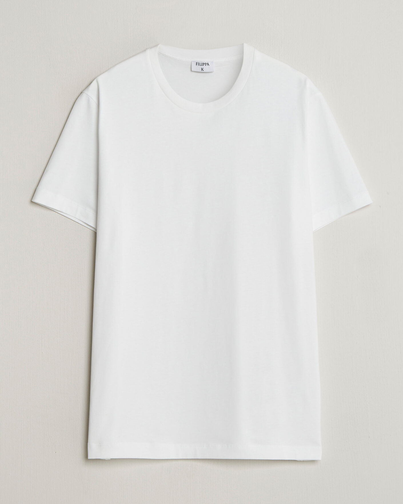 Hombres | Camisetas | Filippa K | Filip Crew Neck T-Shirt White