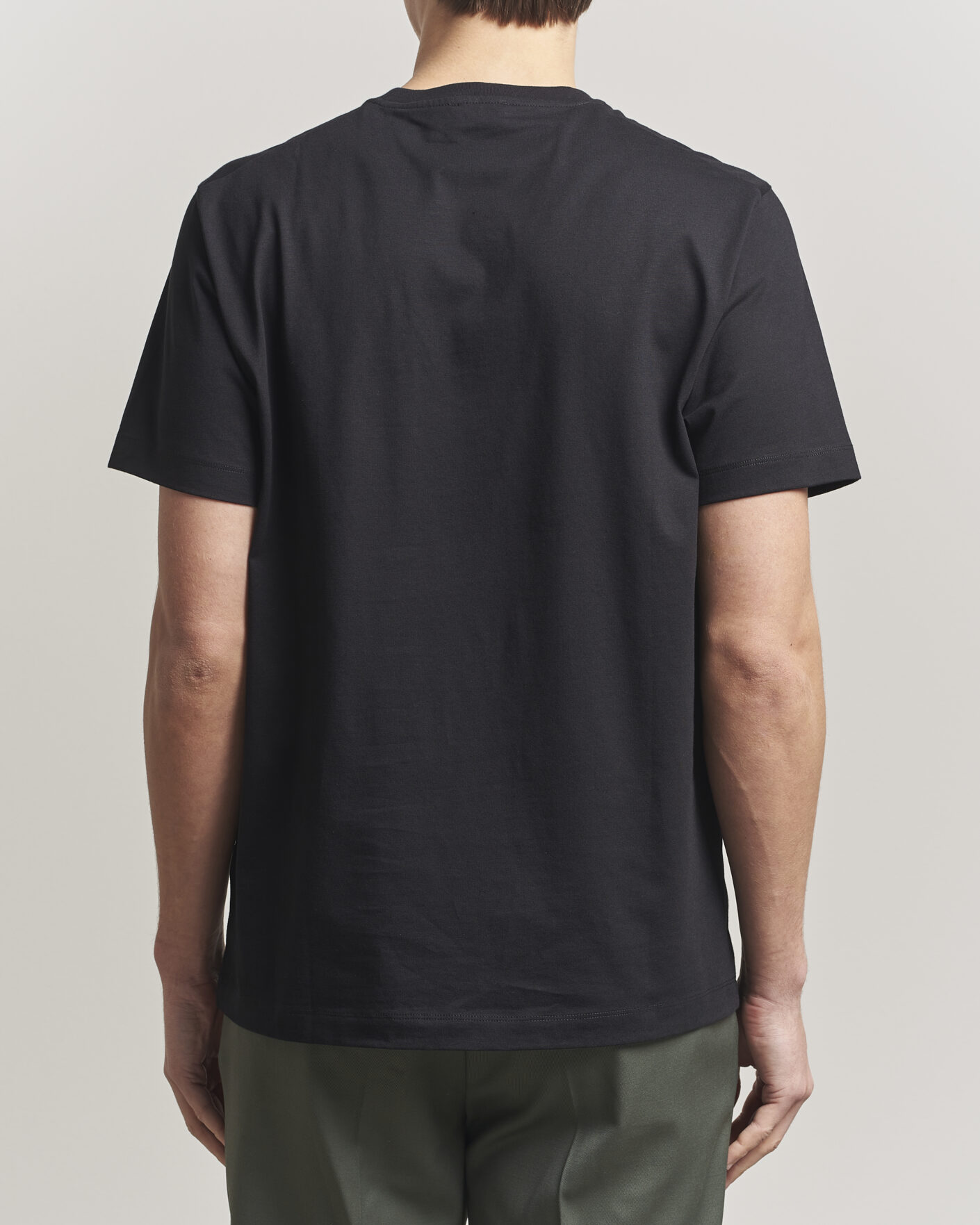 Hombres | Camisetas | Filippa K | Filip Crew Neck T-Shirt Black