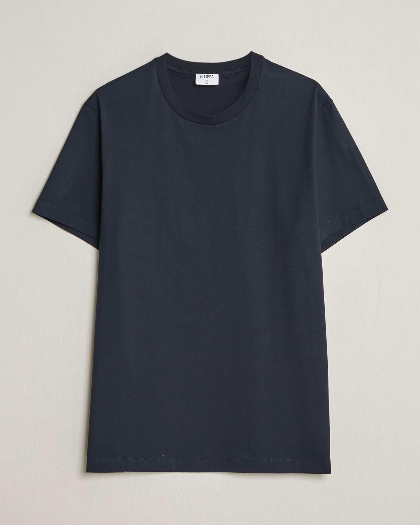 Hombres | Camisetas | Filippa K | Filip Crew Neck T-Shirt Navy