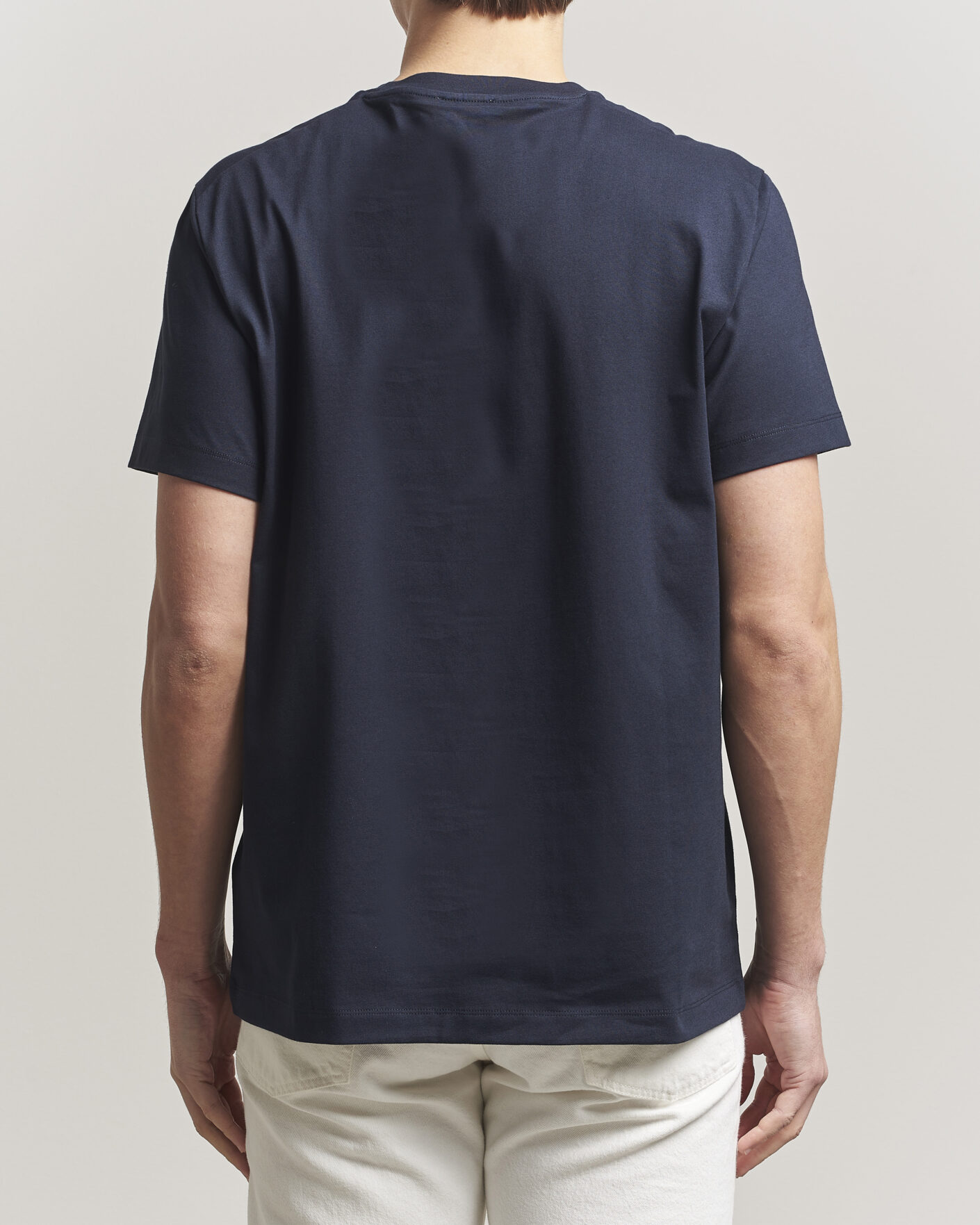 Hombres | Camisetas | Filippa K | Filip Crew Neck T-Shirt Navy