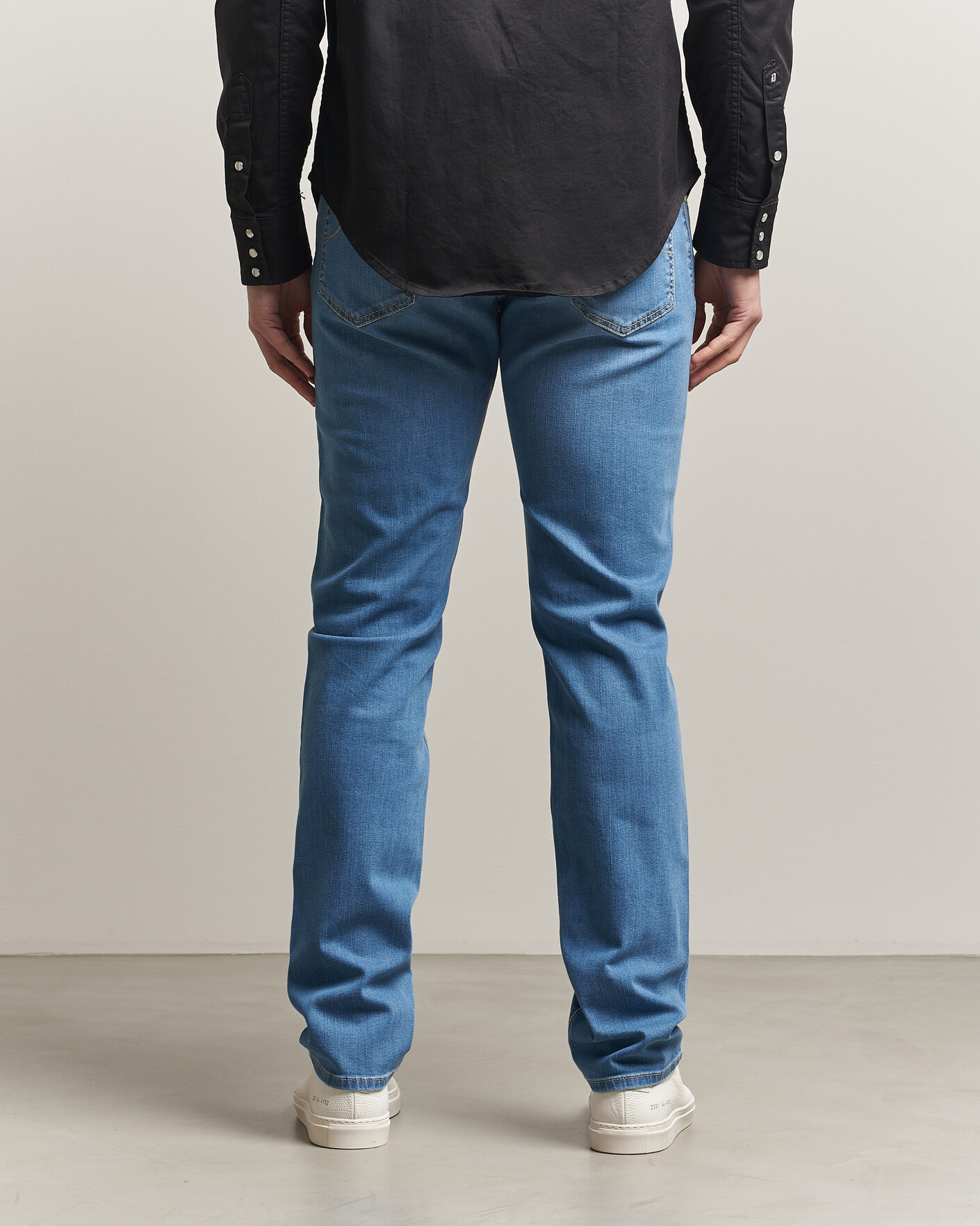 Hombres | Pantalones | Jacob Cohën | Bard Slim Fit Stretch Jeans Super Light Blue