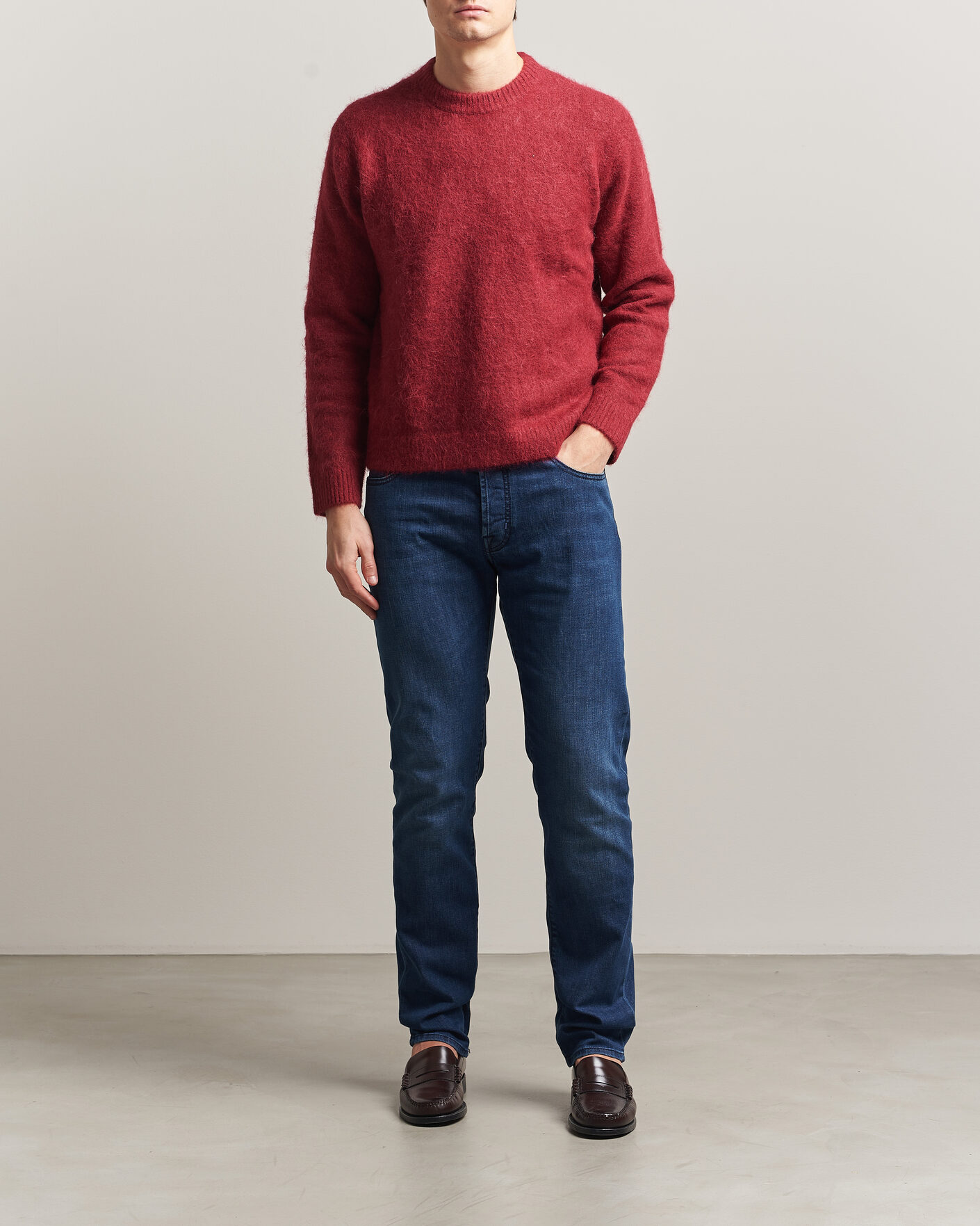 Hombres | Vaqueros | Jacob Cohën | Bard Slim Fit Stretch Jeans Mid Blue