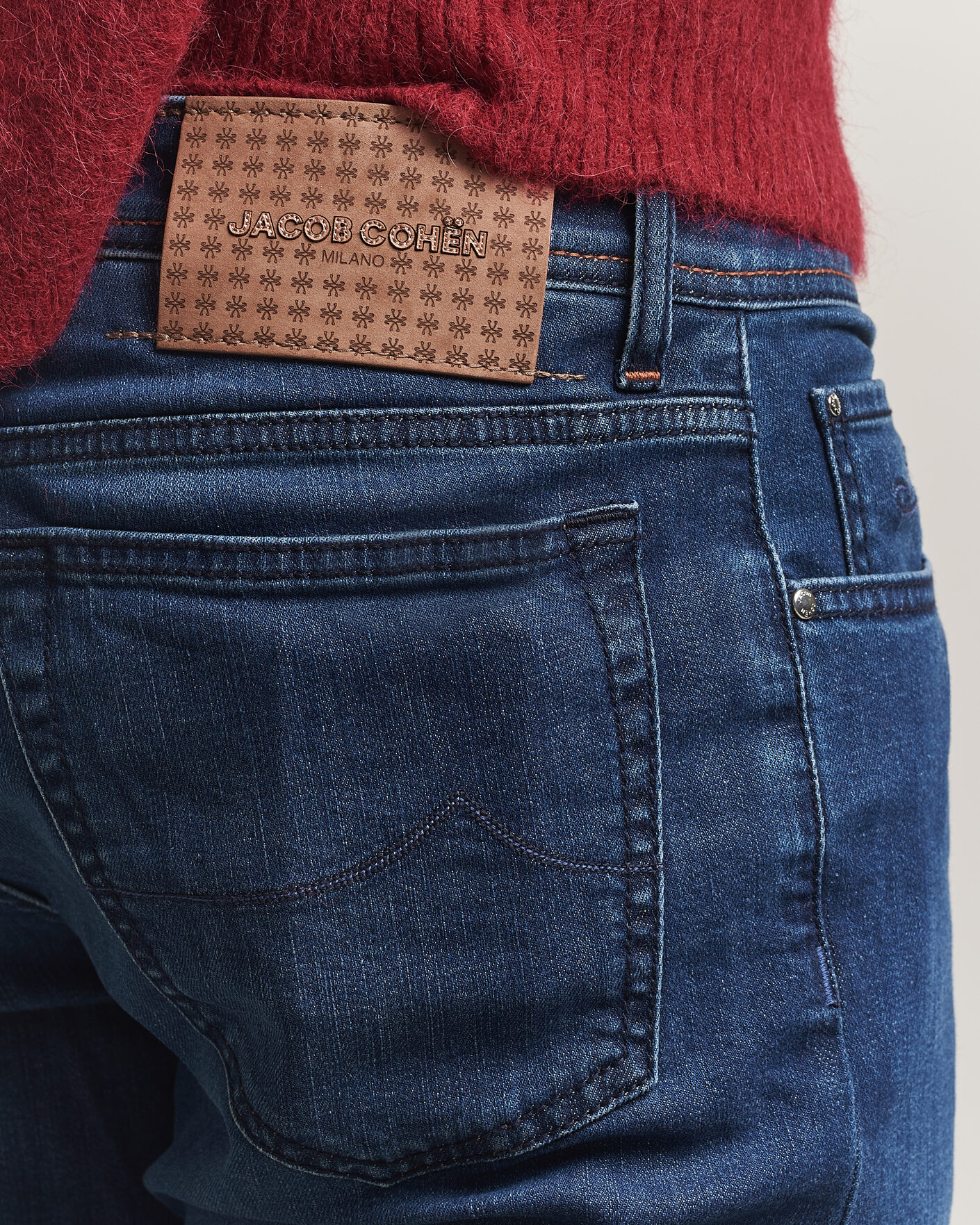 Hombres | Vaqueros | Jacob Cohën | Bard Slim Fit Stretch Jeans Mid Blue