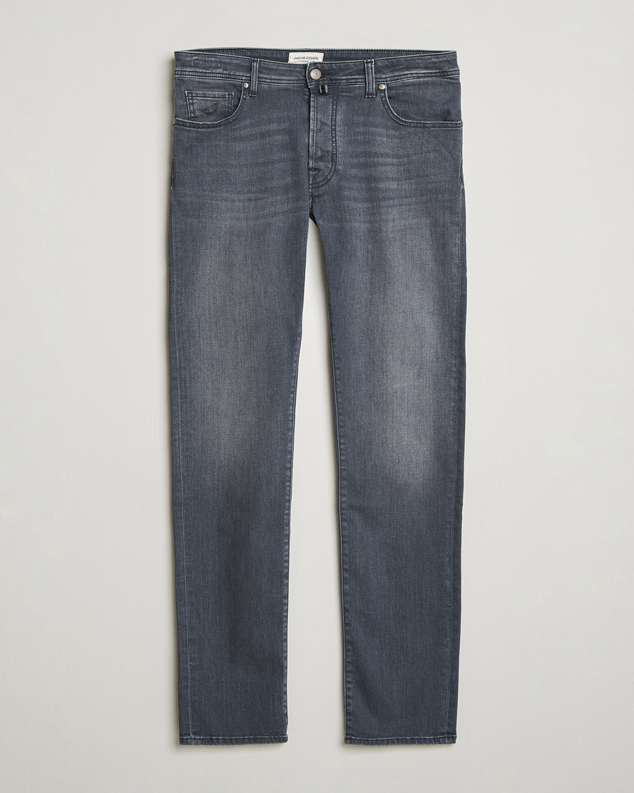 Hombres | Pantalones | Jacob Cohën | Bard Slim Fit Stretch Jeans Mid Grey