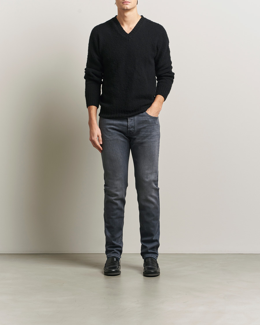 Hombres | Pantalones | Jacob Cohën | Bard Slim Fit Stretch Jeans Mid Grey