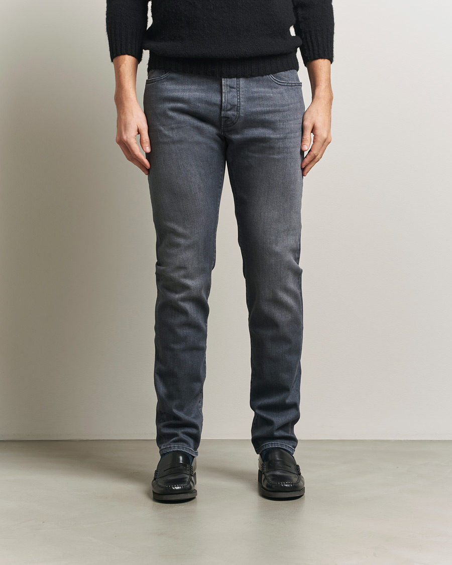Hombres | Pantalones | Jacob Cohën | Bard Slim Fit Stretch Jeans Mid Grey