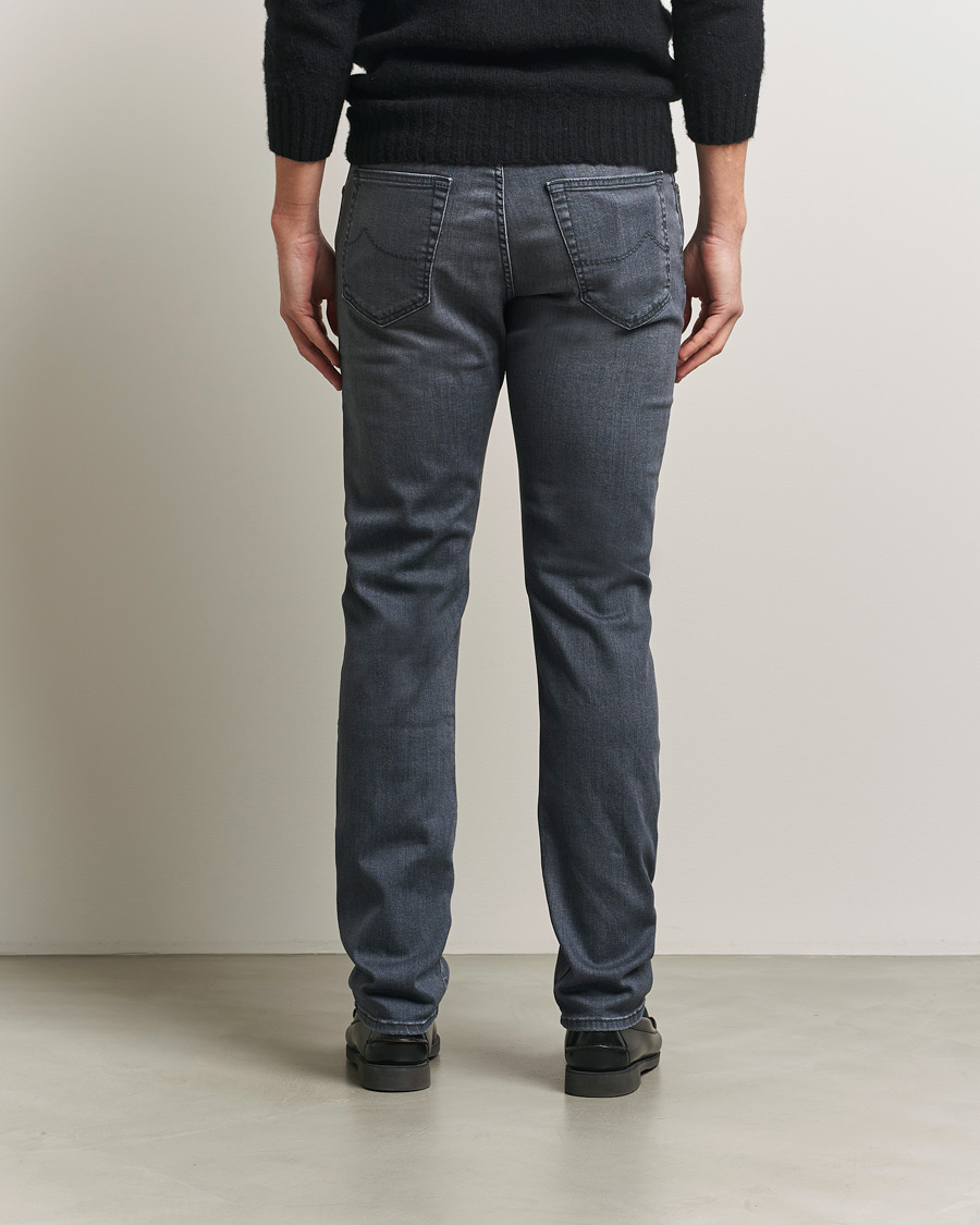 Hombres | Pantalones | Jacob Cohën | Bard Slim Fit Stretch Jeans Mid Grey