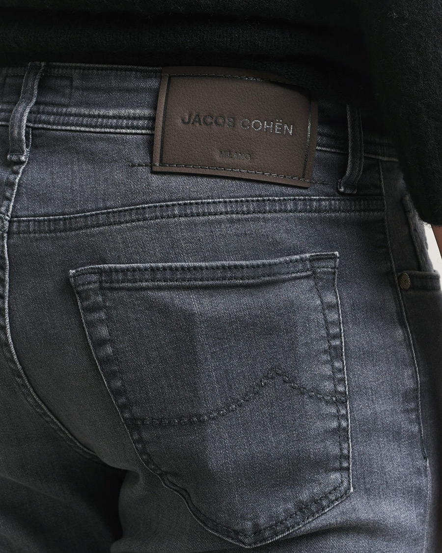 Hombres | Pantalones | Jacob Cohën | Bard Slim Fit Stretch Jeans Mid Grey