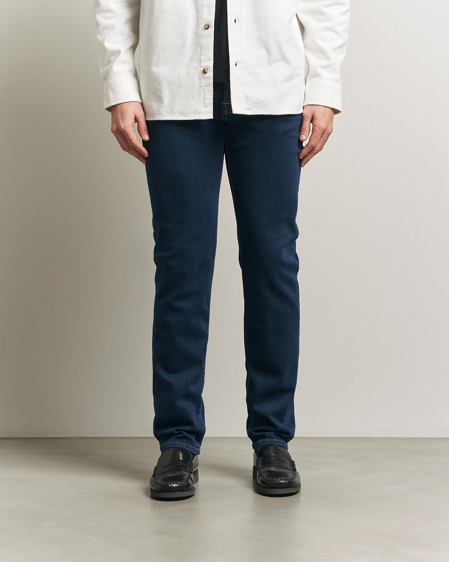 Hombres | Pantalones | Jacob Cohën | Bard Slim Fit Stretch Jeans Dark Blue