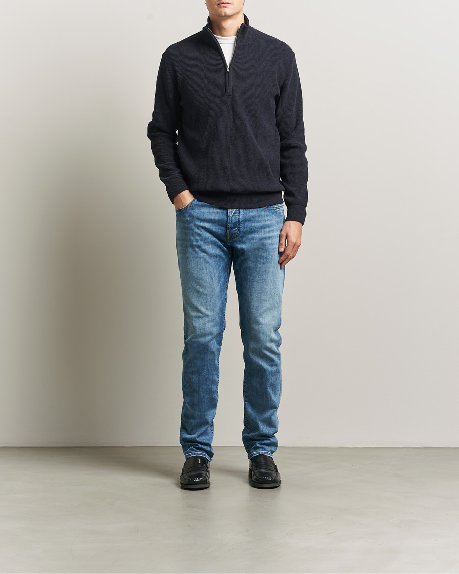 Hombres | Pantalones | Jacob Cohën | Bard Slim Fit Stretch Jeans Light Blue