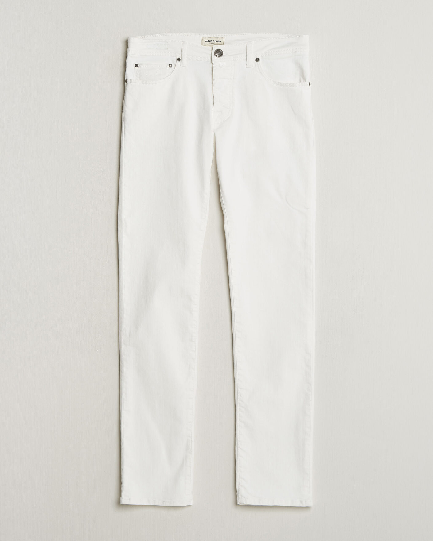 Hombres | Vaqueros | Jacob Cohën | Bard Slim Fit Bull Stretch Jeans White