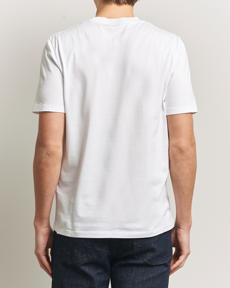Hombres | Camisetas | Jacob Cohën | Cotton Logo T-Shirt White