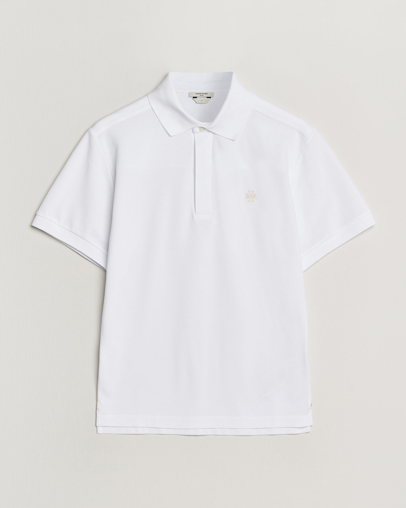Hombres | Polos | Jacob Cohën | Cotton Polo Piquet Optical White