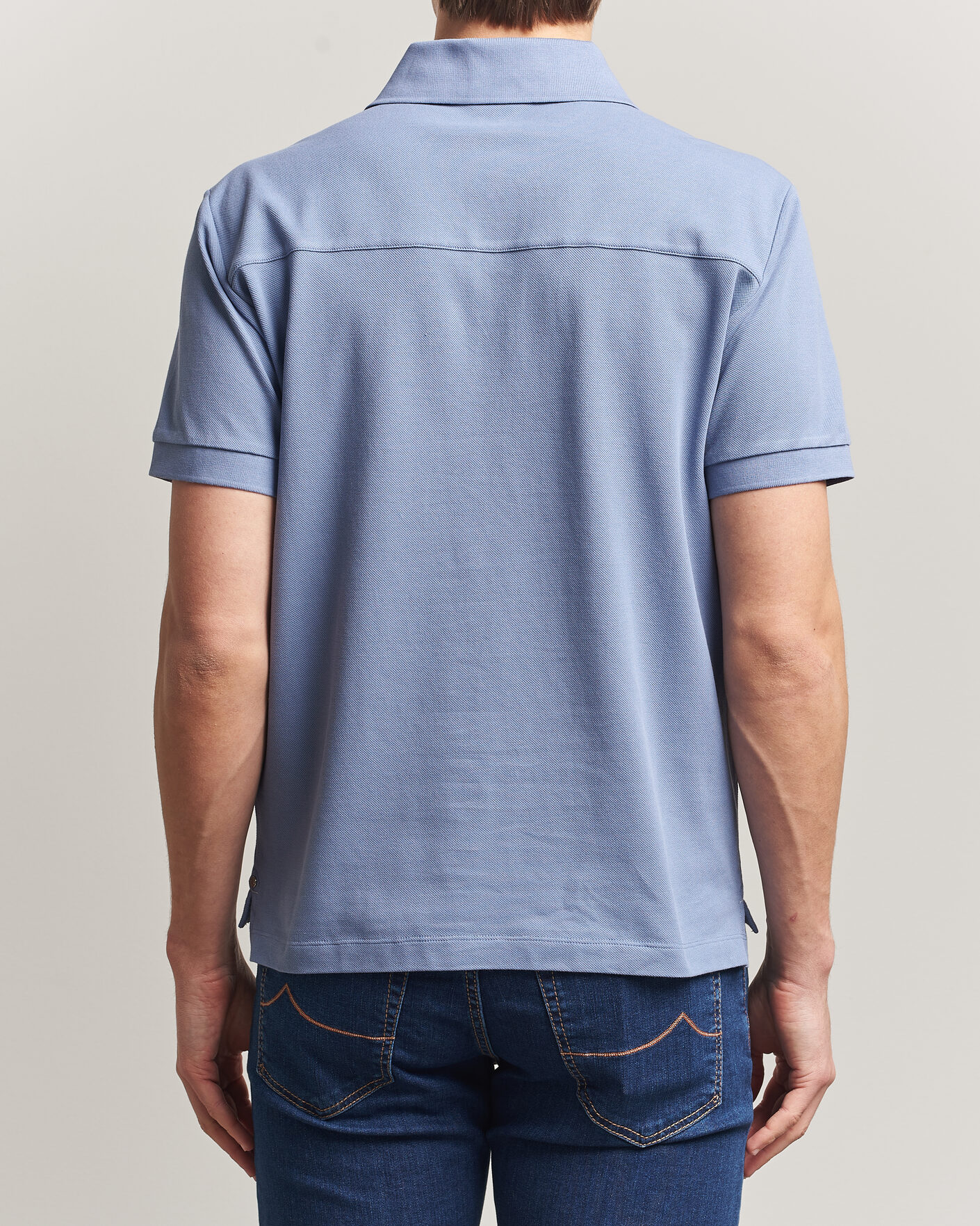 Hombres | Polos | Jacob Cohën | Cotton Polo Piquet Aviation