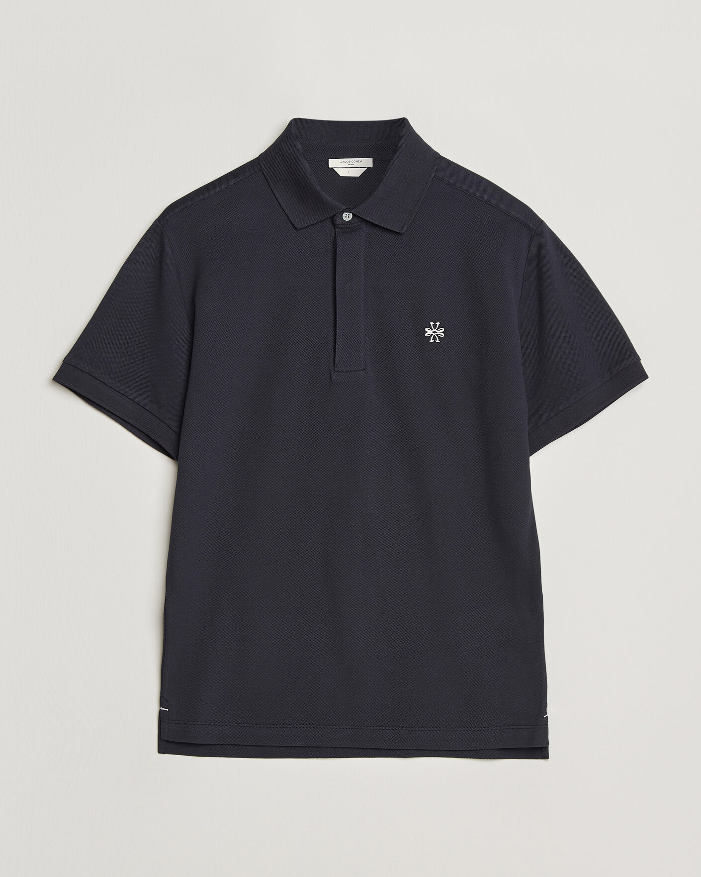 Hombres | Polos | Jacob Cohën | Cotton Polo Piquet Navy Blue