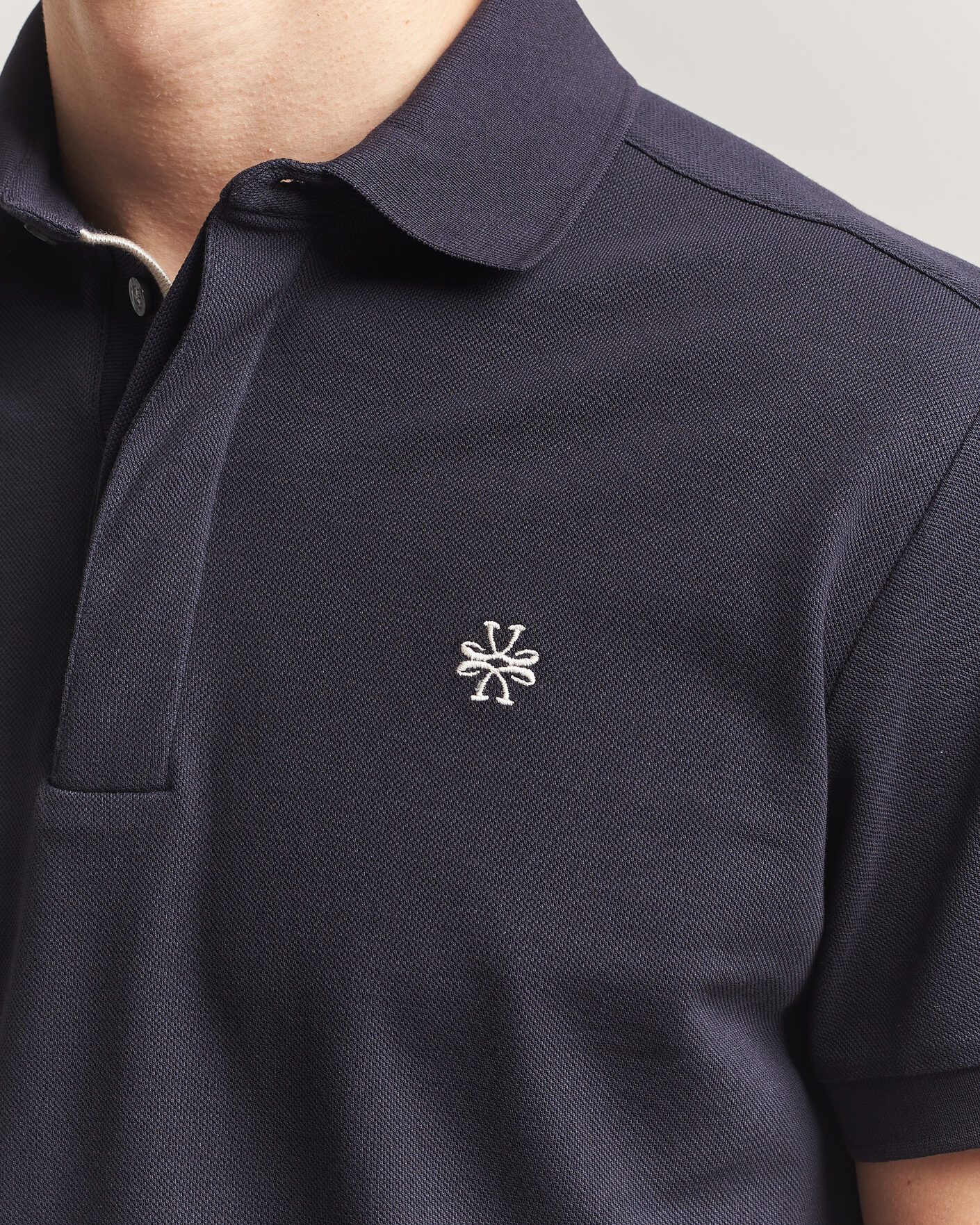 Hombres | Polos | Jacob Cohën | Cotton Polo Piquet Navy Blue