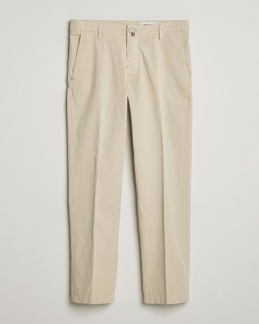 Hombres | Pantalones | Jacob Cohën | John Chino Light Beige