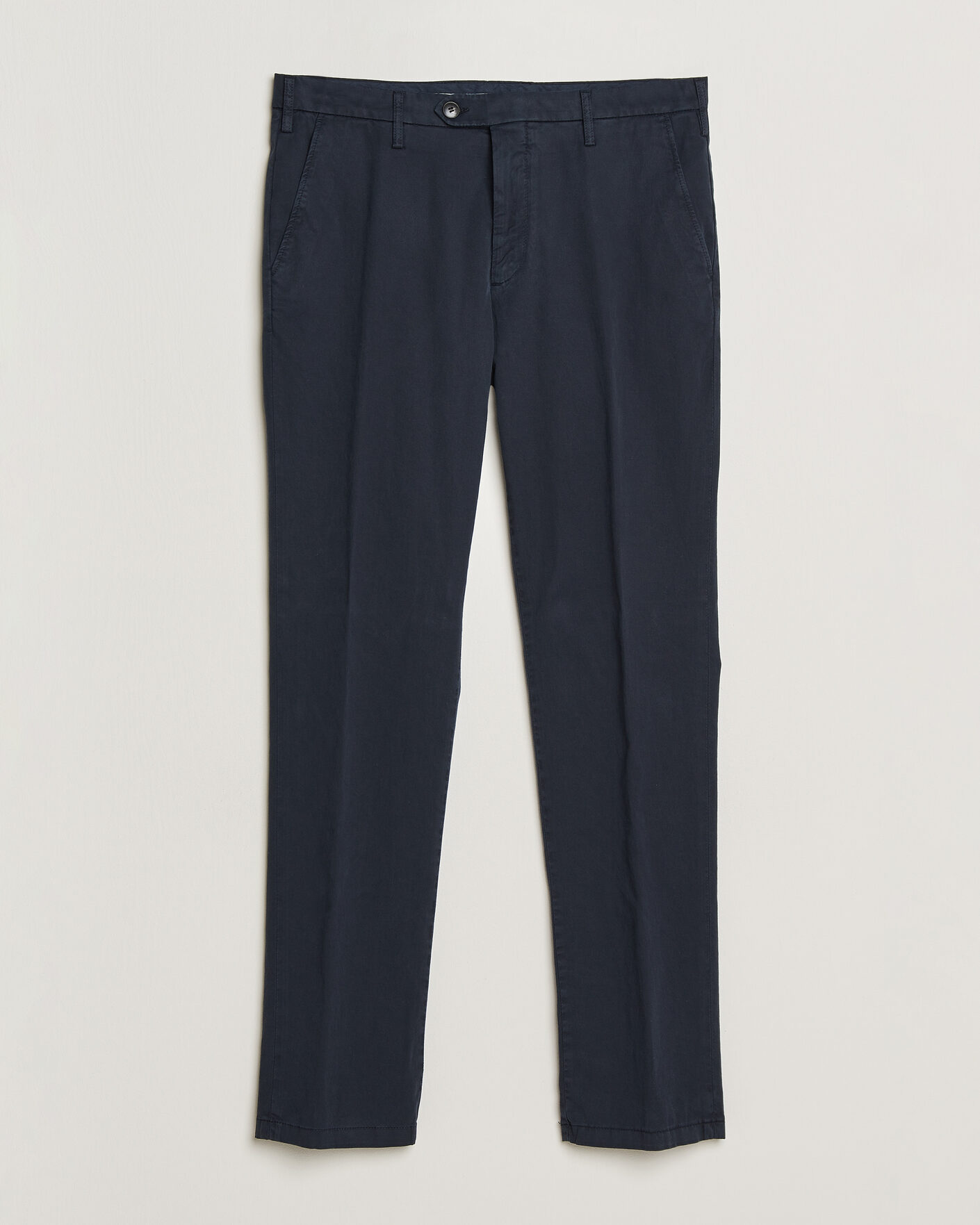 Hombres | Pantalones | Canali | Regular Fit Cotton/Stretch Chinos Navy