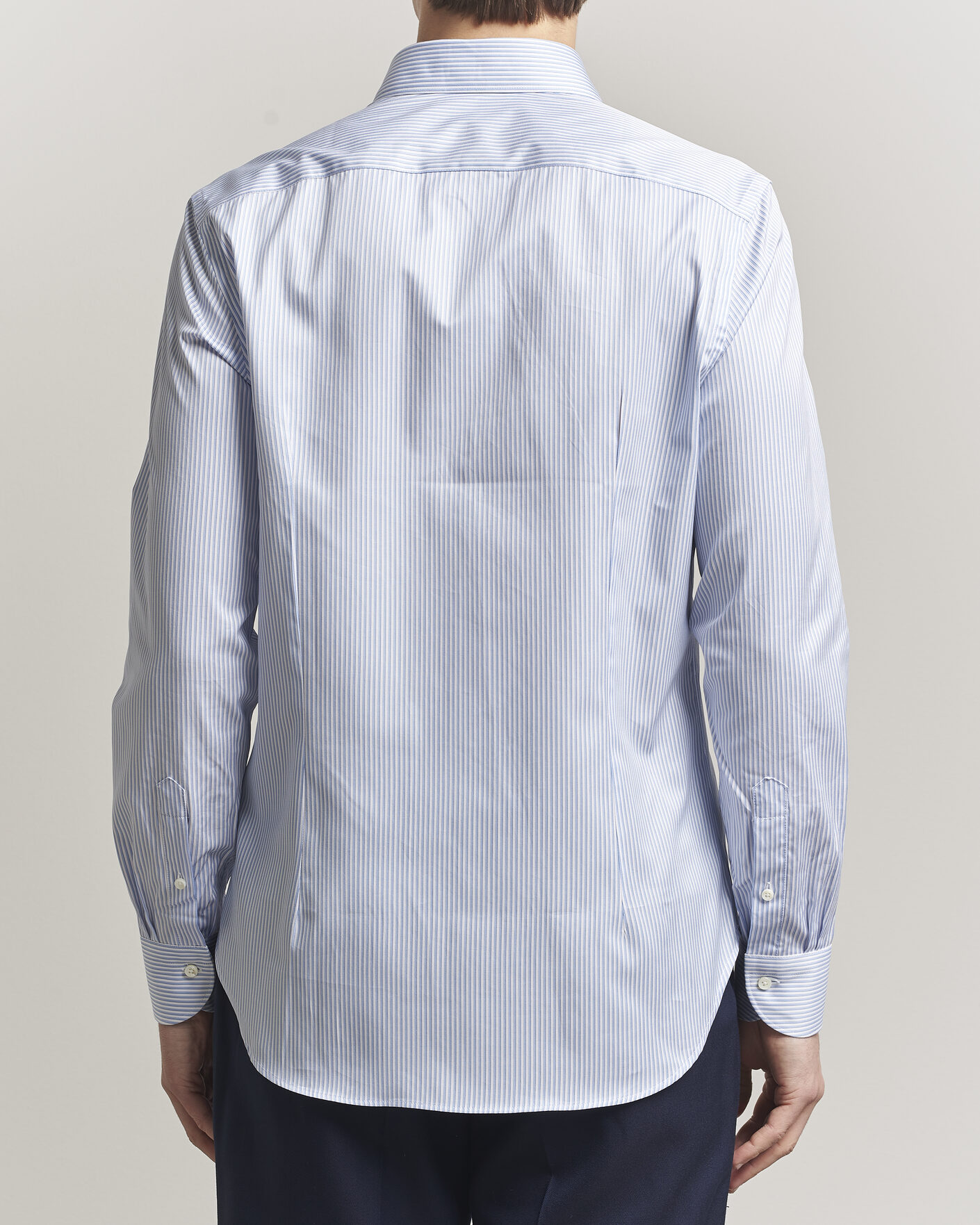 Hombres | Camisas | Canali | Slim Fit Impeccabile Shirt Blue Stripe