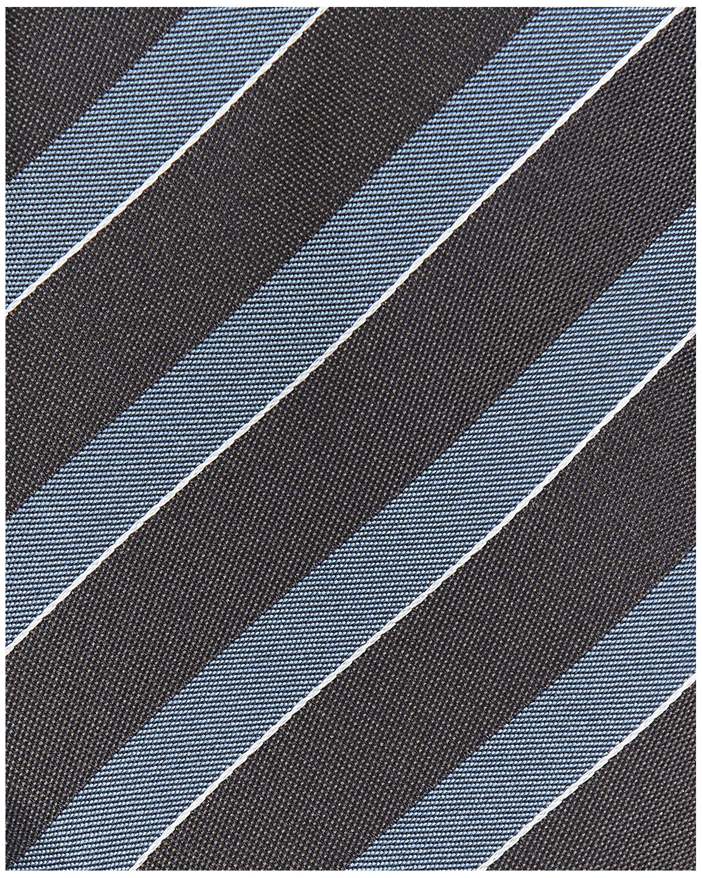 Hombres | Corbatas | Canali | Regimental Stripe Silk Tie Brown/Blue