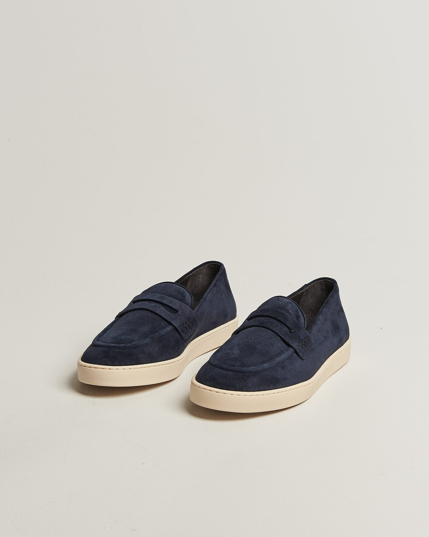 Hombres | Mocasines | Canali | Summer Loafers Navy Suede