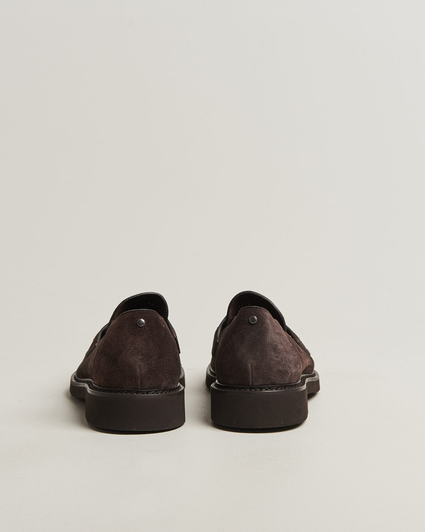 Hombres | Mocasines | Canali | Penny Loafers Dark Brown Suede