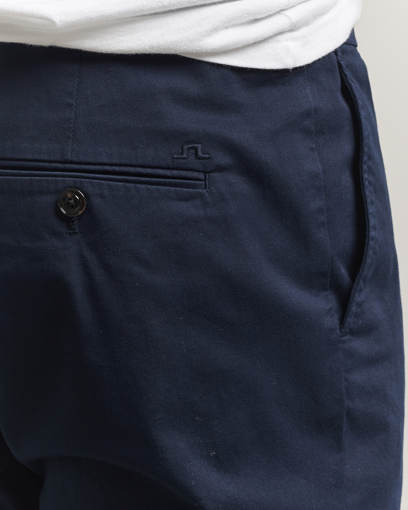 Hombres | Pantalones | J.Lindeberg | Chaze Cotton Stretch Pants JL Navy