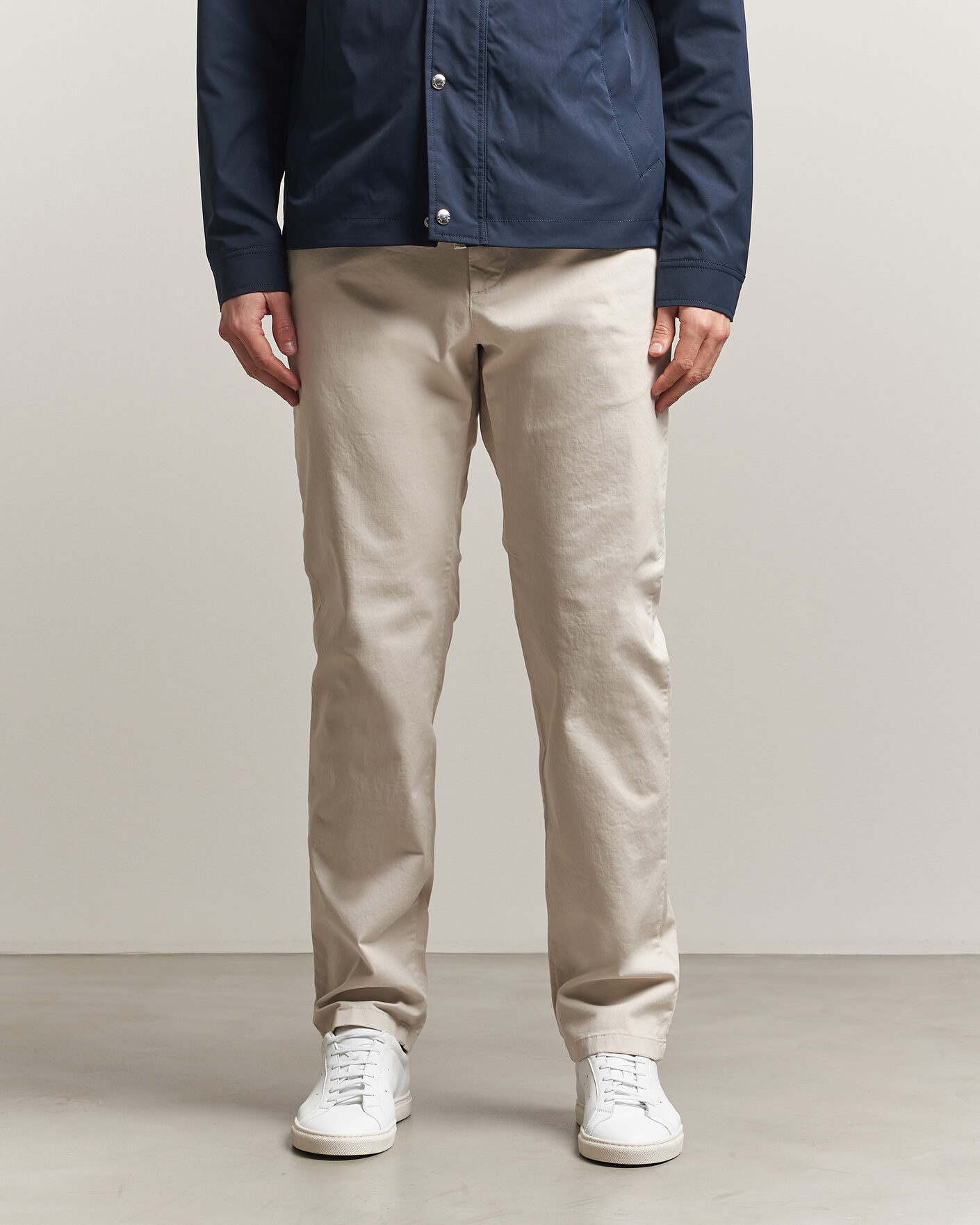 Hombres | Pantalones | J.Lindeberg | Chaze Cotton Stretch Pants Moonbeam