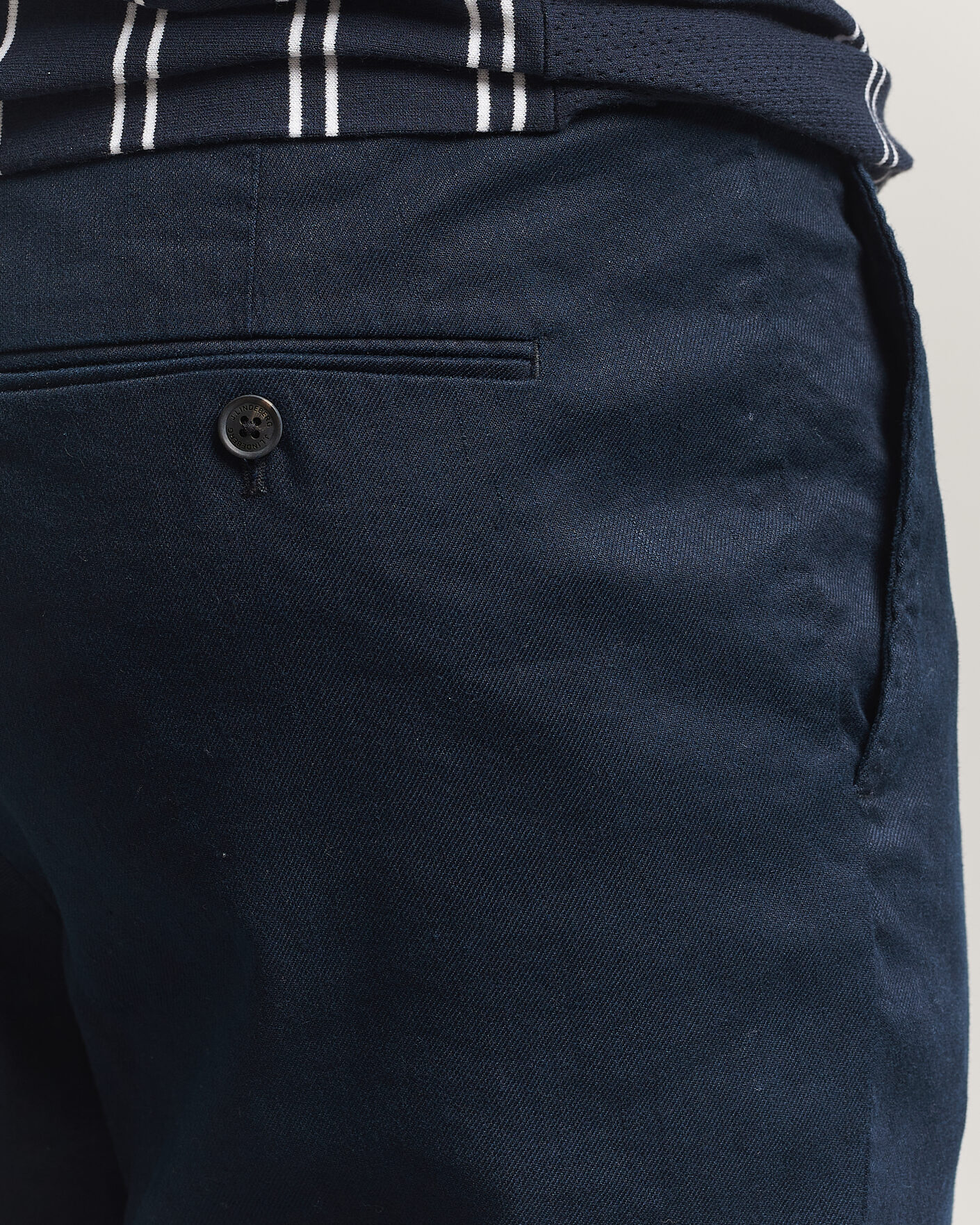 Hombres | Pantalones | J.Lindeberg | Logan Stretch Linen Pants JL Navy