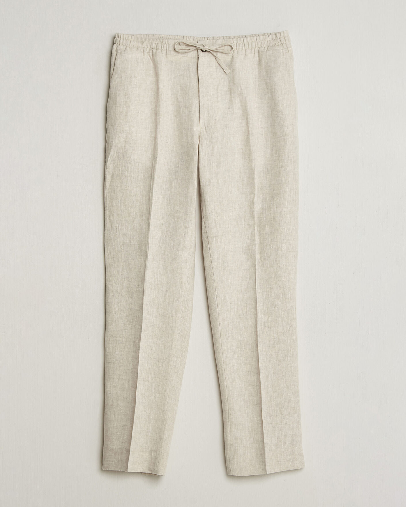 Hombres | Pantalones | J.Lindeberg | Soren Drape Linen Pants Moonbeam