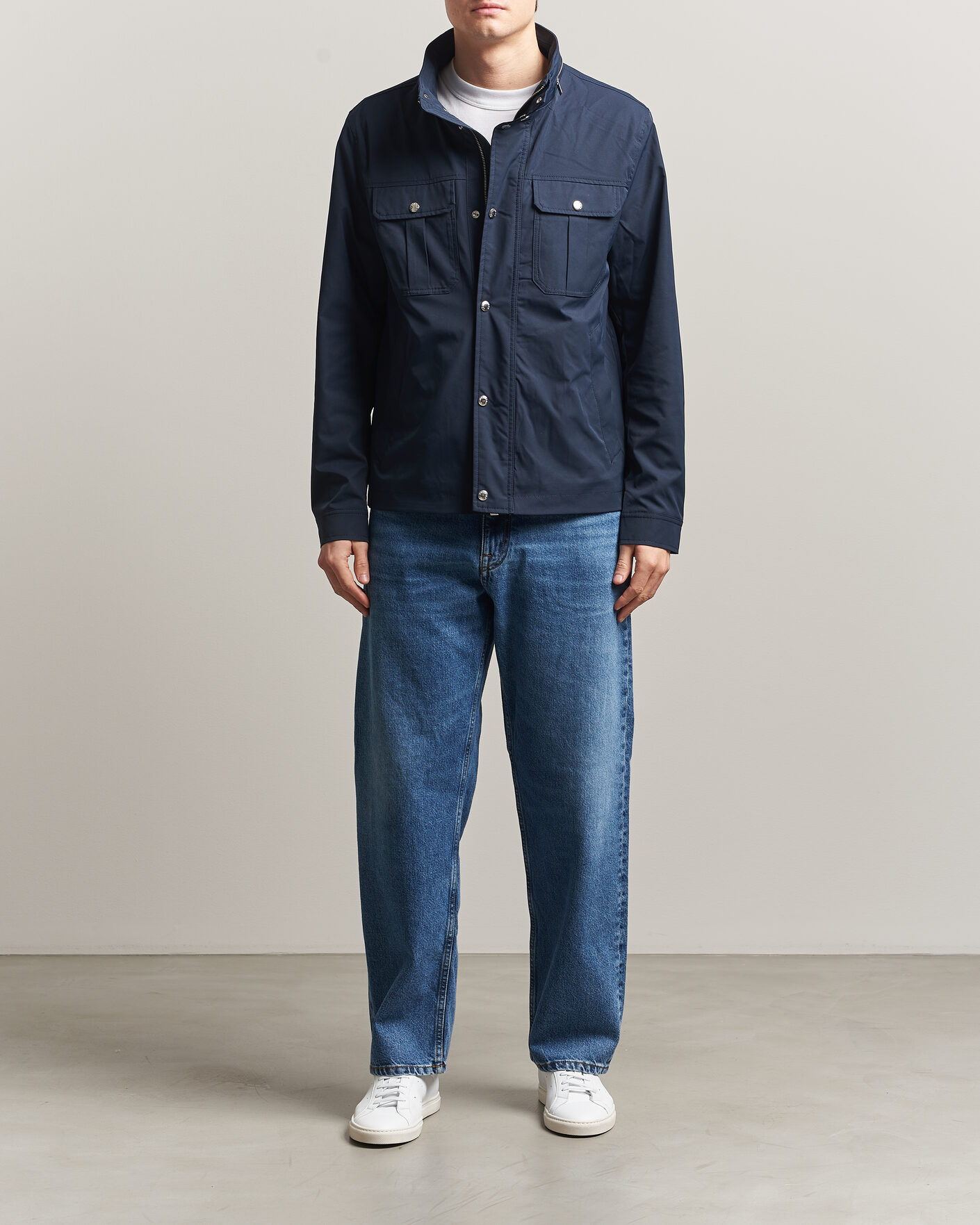 Hombres | Abrigos y chaquetas | J.Lindeberg | Bailey Recyceled Poly Jacket JL Navy