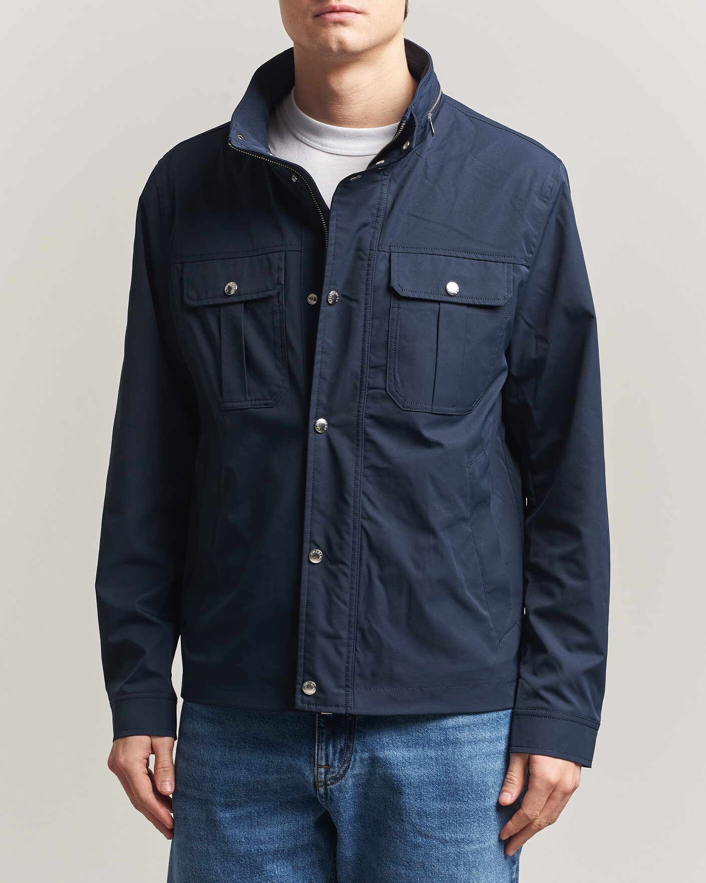 Hombres | Abrigos y chaquetas | J.Lindeberg | Bailey Recyceled Poly Jacket JL Navy