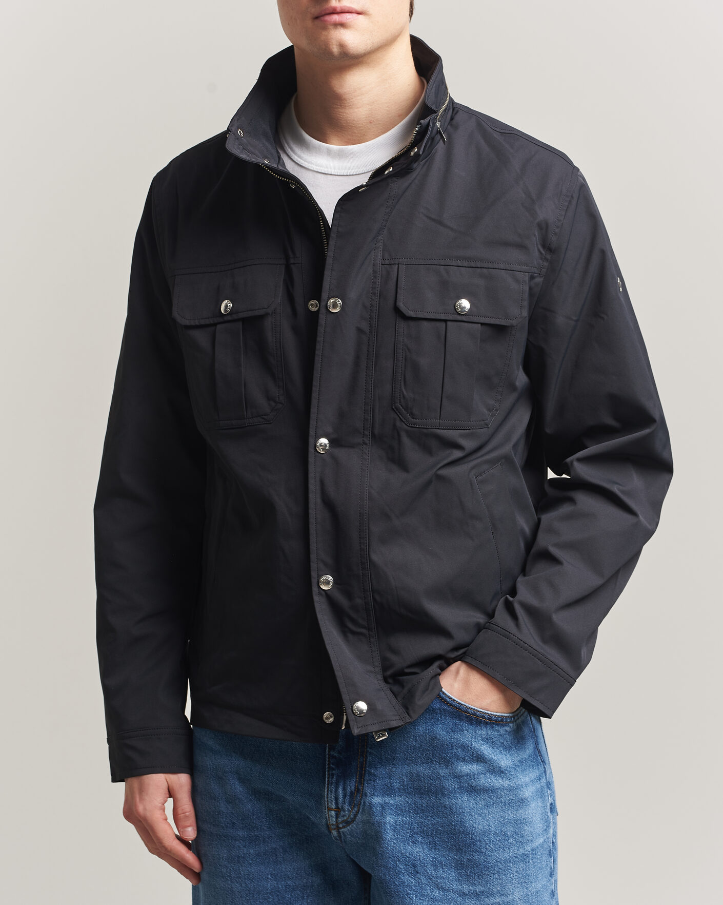 Hombres | Abrigos y chaquetas | J.Lindeberg | Bailey Recyceled Poly Jacket Black