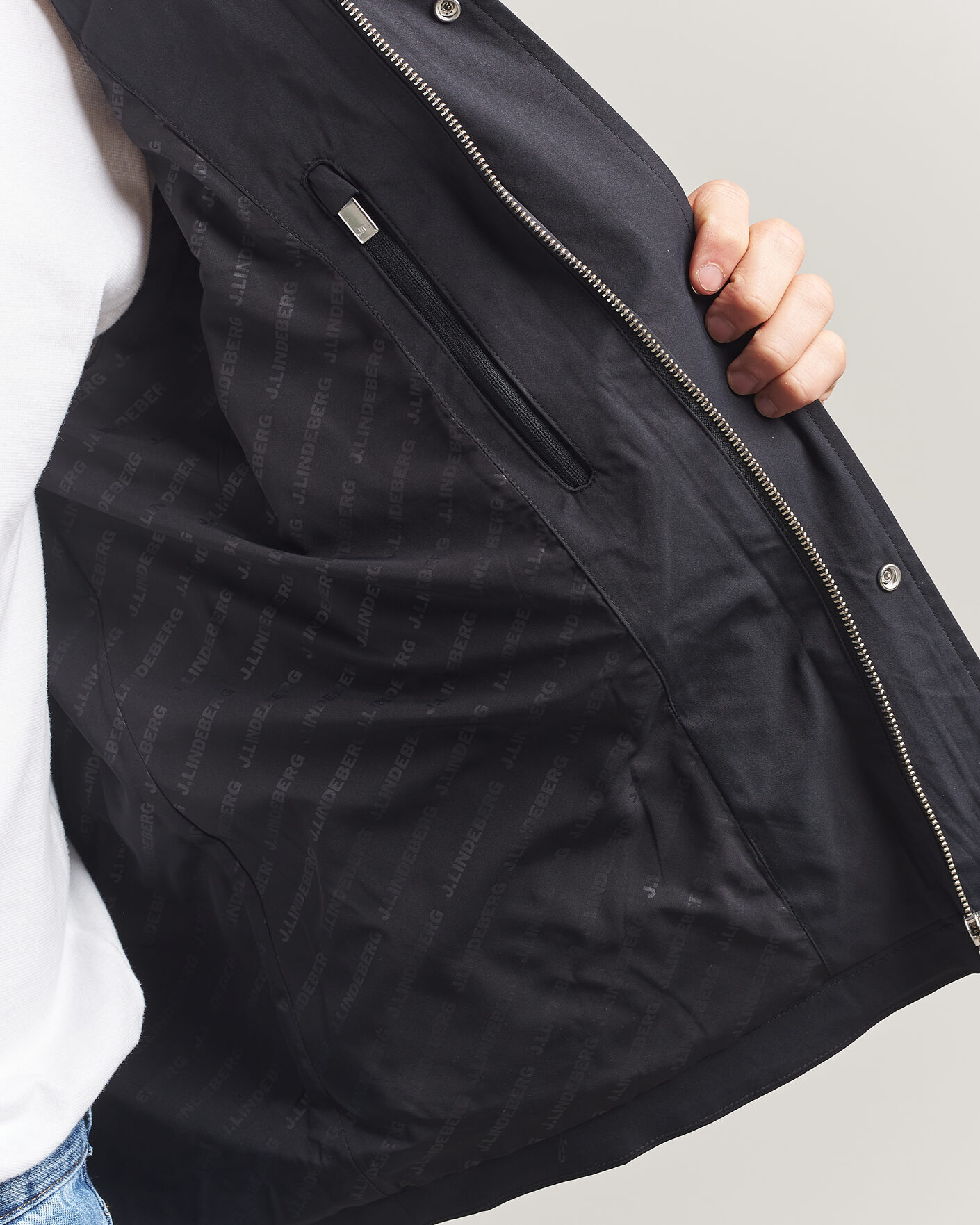 Hombres | Abrigos y chaquetas | J.Lindeberg | Bailey Recyceled Poly Jacket Black