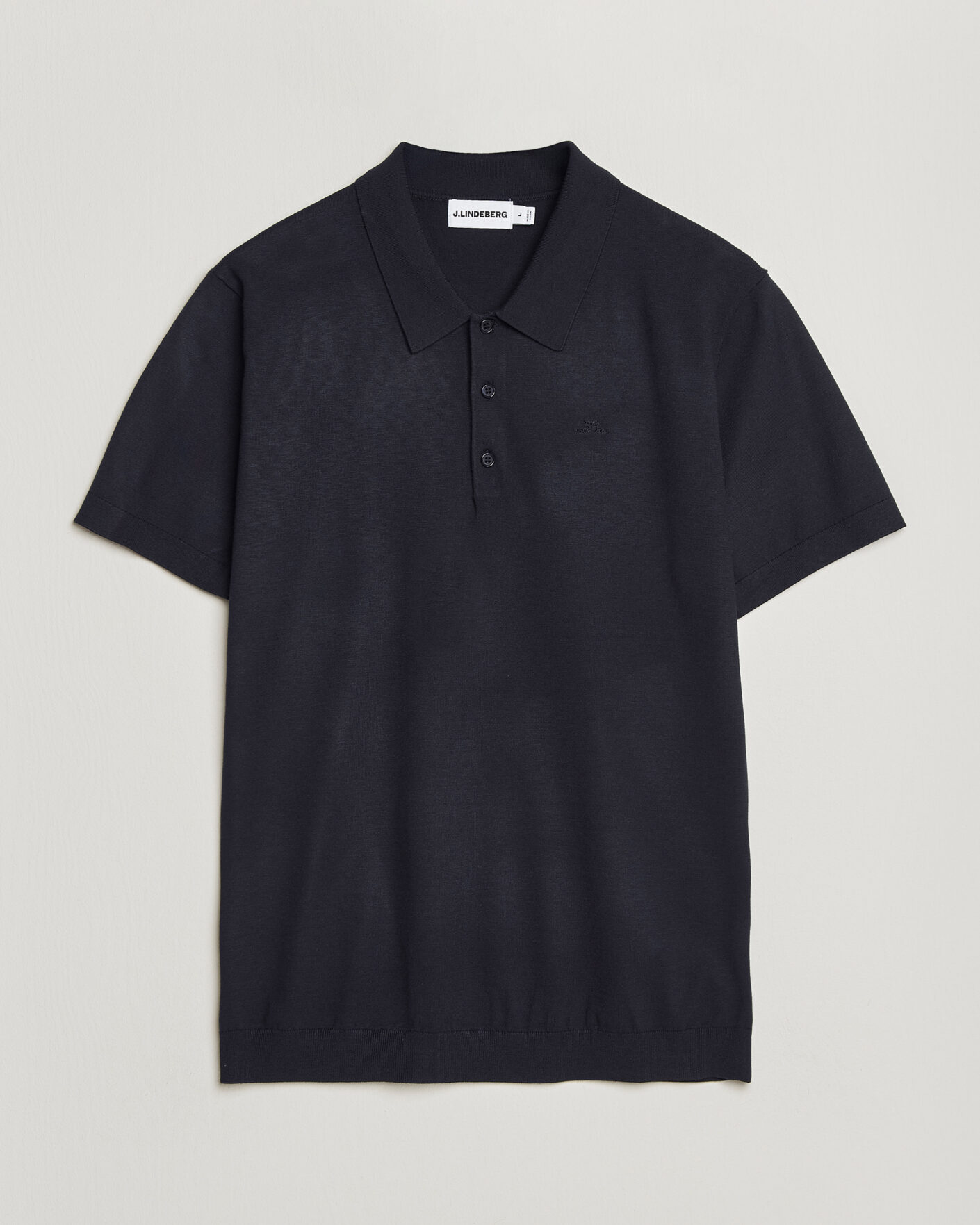 Hombres | Polos | J.Lindeberg | Ridge Knitted Polo JL Navy